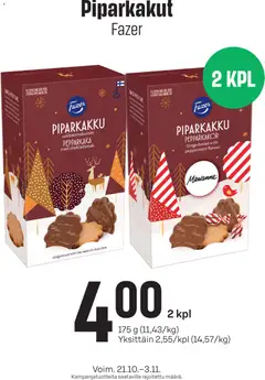 Prisma-mainoslehti voimassa 21/10/2026 alkaen