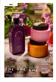 Oriflame katalog akcije – veljaven od 22.04.2026 | Stran: 145 | Izdelki: Piling za telo, Disava, Piling, Maslo