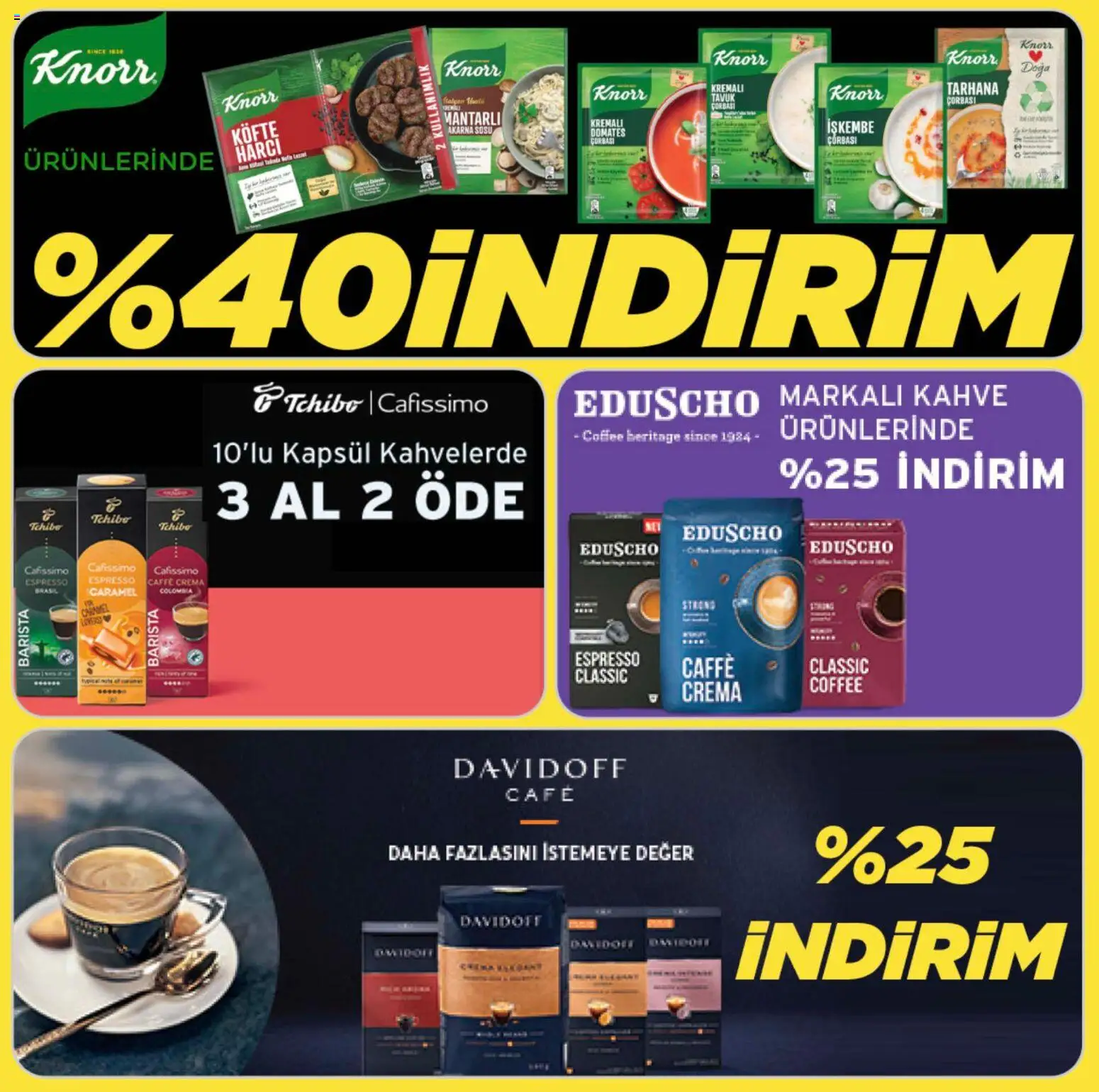 Sarıyer Katalog - 17.04.2026 tarihinden itibaren geçerlidir | Sayfa: 22 | Ürünler: Kahve, Domates