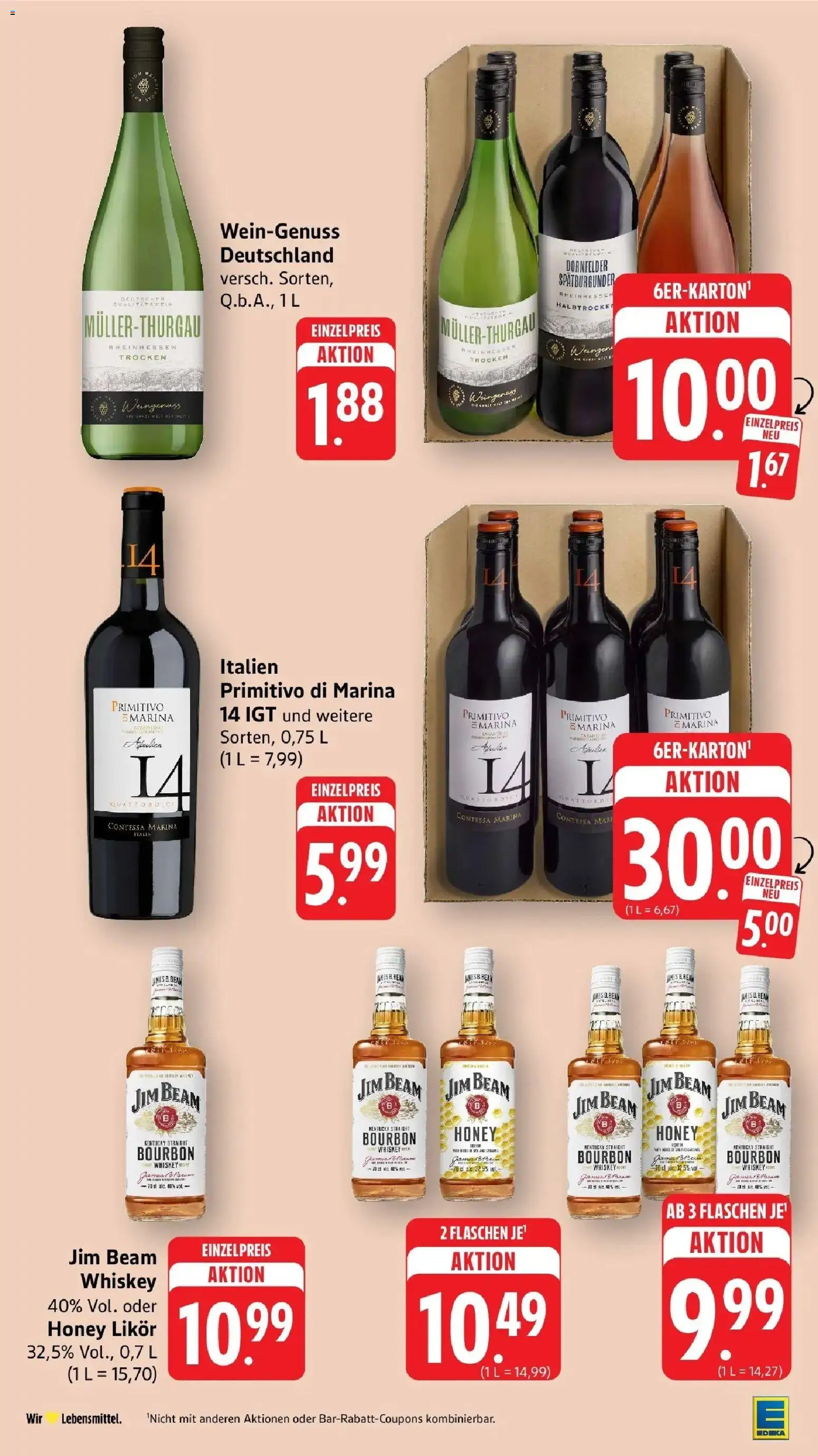 Edeka prospekt Eppstein – gültig ab 29.06.2026 | Seite: 4 | Produkte: Jim beam, Likör, Bourbon, Whiskey