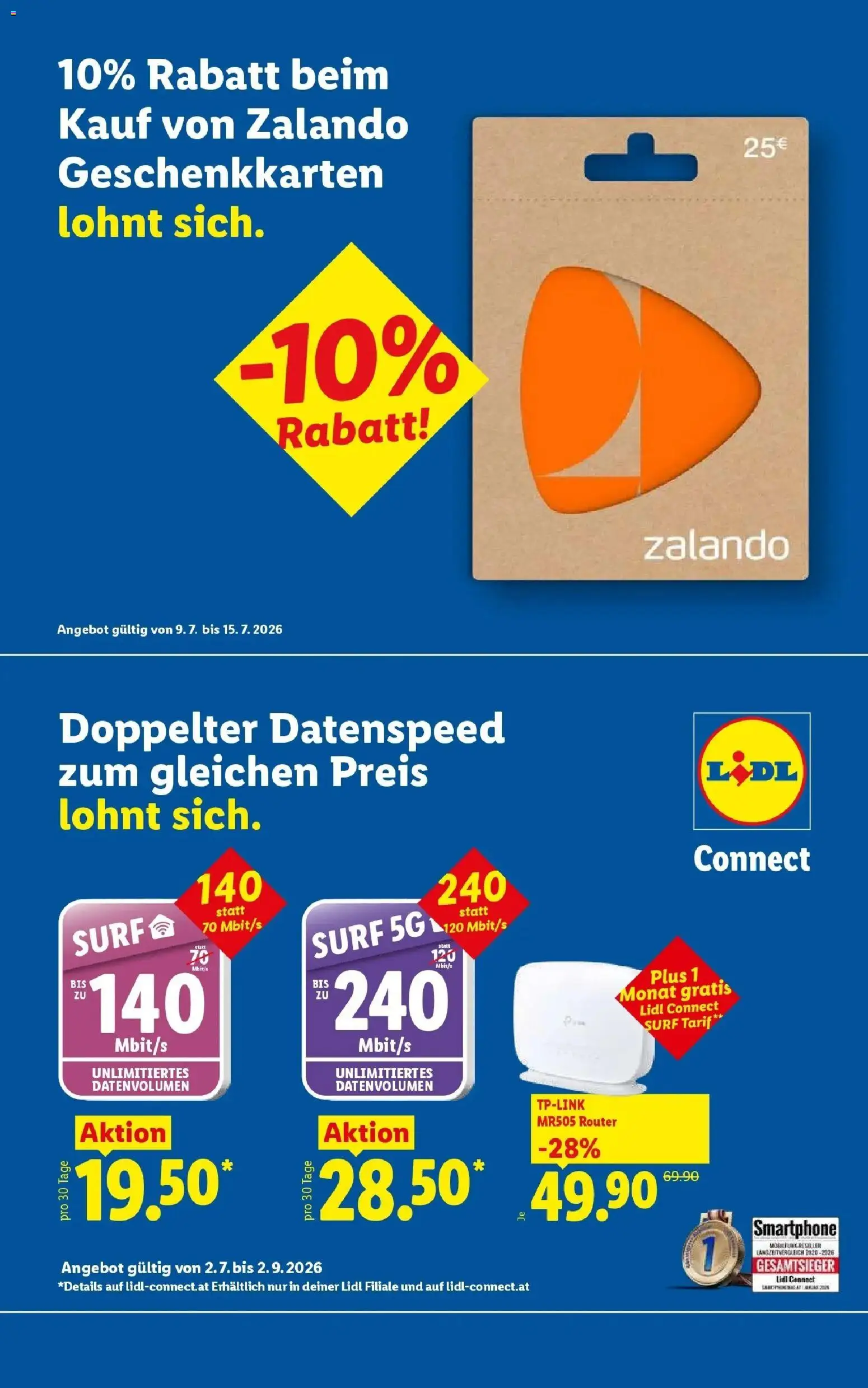 Lidl Flugblatt - Wien, Langenzersdorf, Zwettl gültig ab 09.07.2026 | Seite: 49 | Produkte: Smartphone