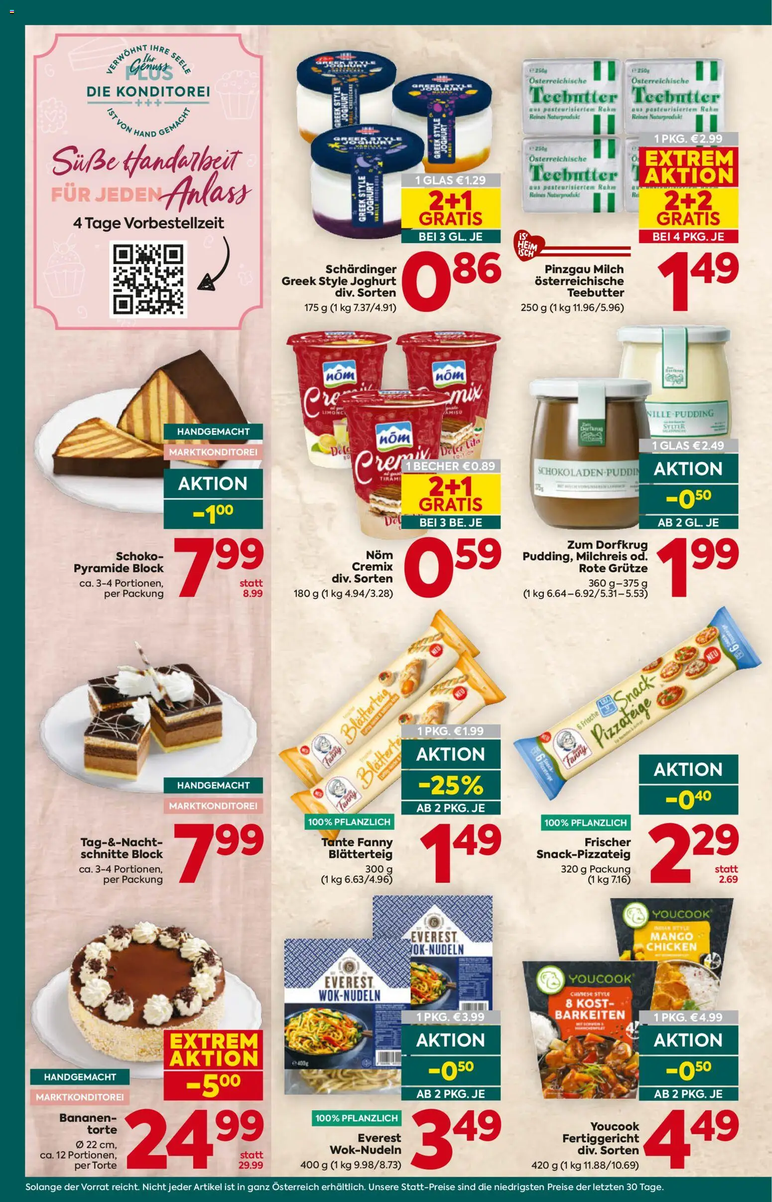 Billa Plus Flugblatt gültig ab 16.04.2026 | Seite: 10 | Produkte: Mango, Milch, Joghurt, Bananen