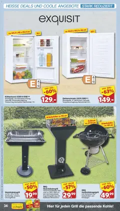 Famila Nordwest Prospekt ab 06.07.2026 gültig | Seite: 34 | Produkte: Gefrierschrank, Grill, Kühlschrank