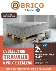 Brico E.Leclerc - Prévisualisation de Brico E.Leclerc catalogue valide à partir de 23.06.2026