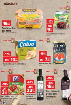 Ofertele Carrefour valabile de la 30.09.2026 | Pagină: 11 | Produse: Măsline, Oțet, Roșii, Legume