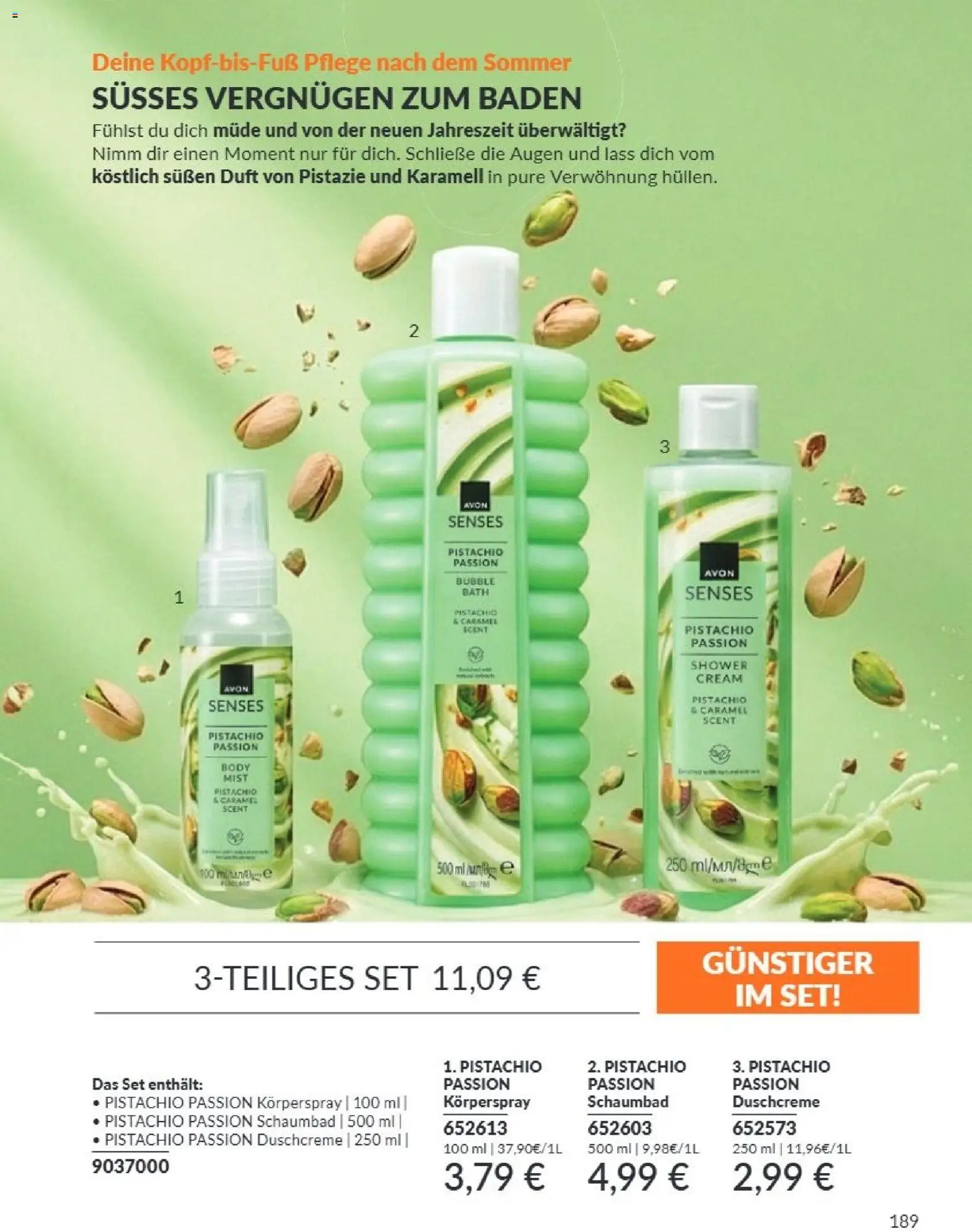 AVON Katalog September 2026 – gültig ab 01.09.2026 | Seite: 185 | Produkte: Duft, Duschcreme, Körperspray