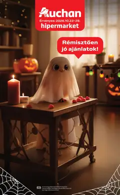 Auchan Halloweeni ajánlatok - amely érvényes a következő dátumtól: 2026.10.22.