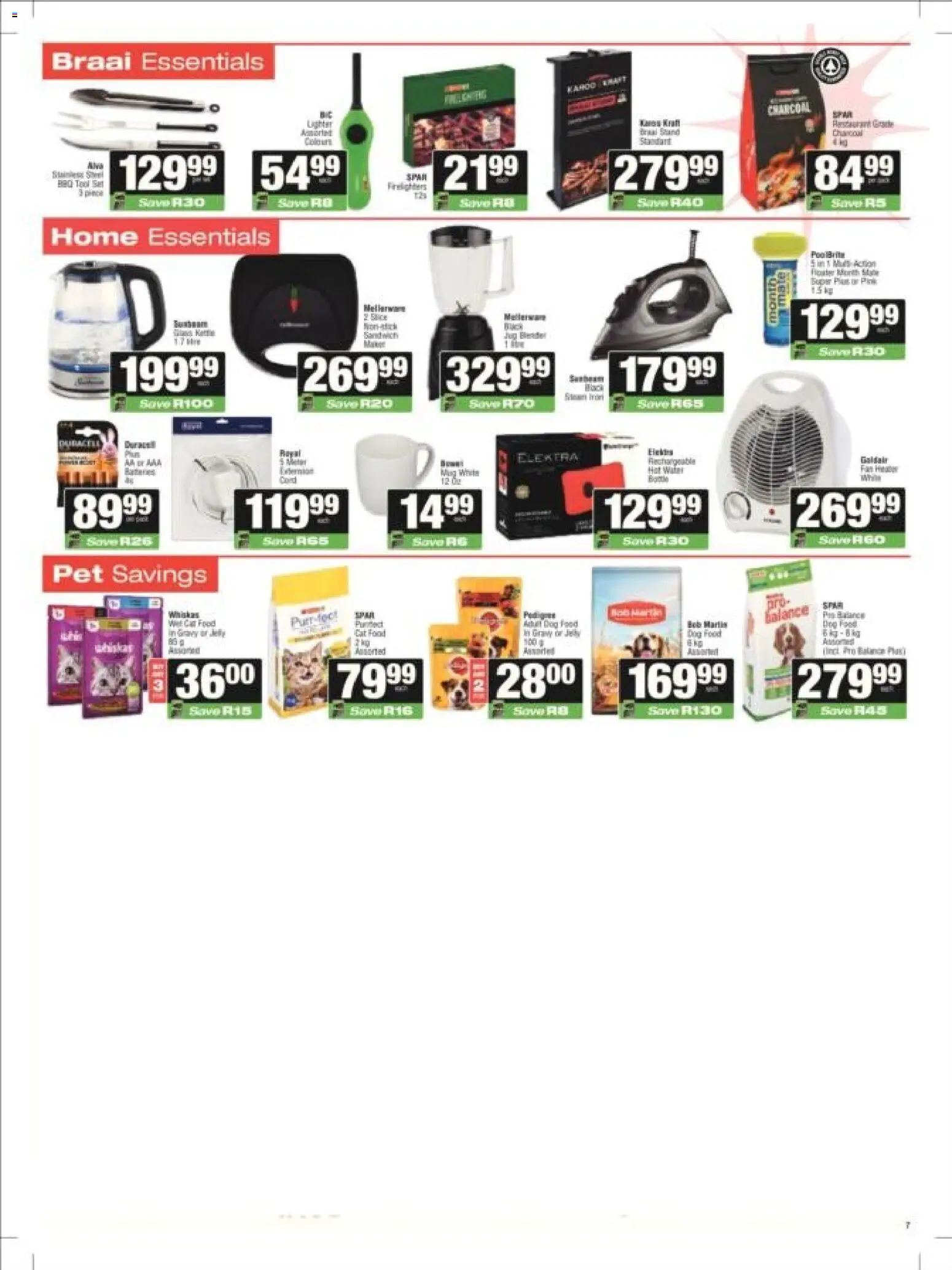 New Superspar catalogue – valid from 08.06.2026 | Page: 7 | Products: Gravy, Cat food, Dog food