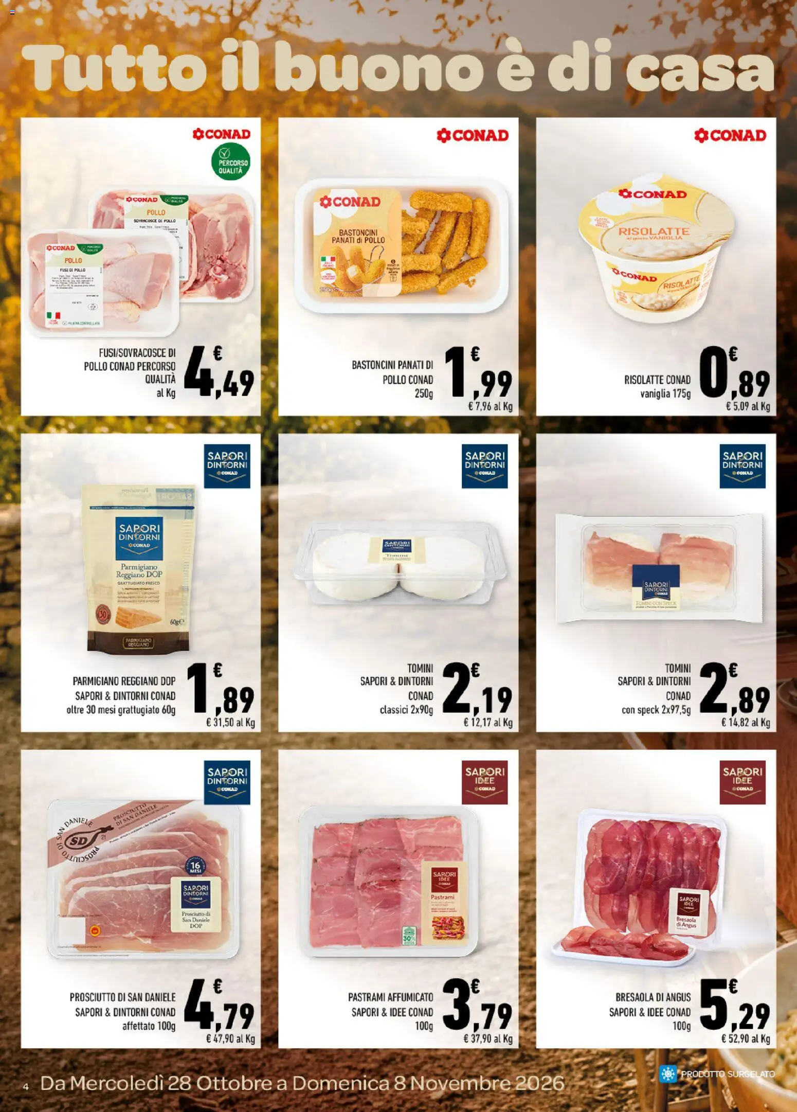Volantino Conad del 28/10/2026 | Pagina: 4