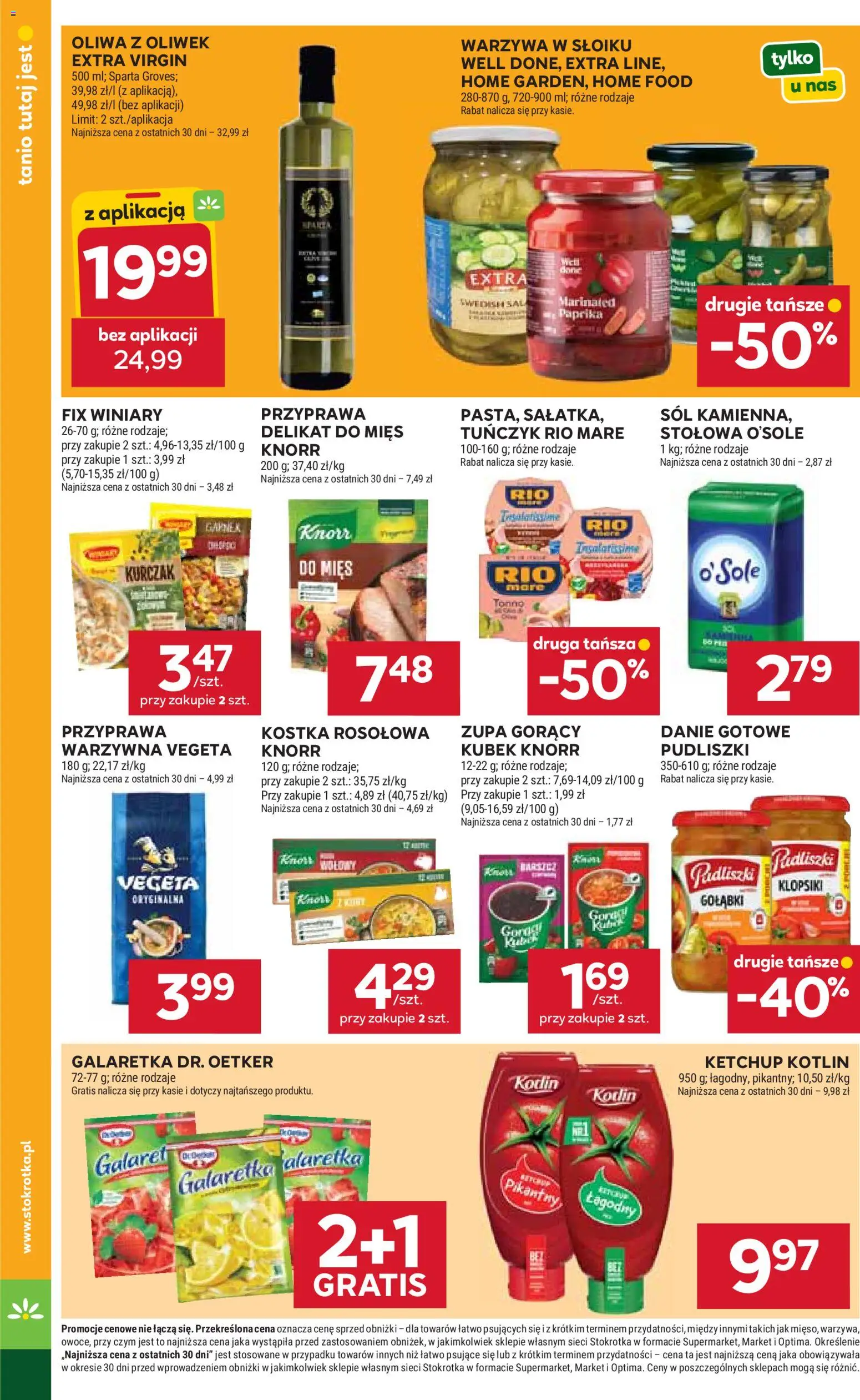 Stokrotka gazetka - Market od 23.07.2026 | Strona: 26 | Produkty: Kurczak, Ketchup, Oliwa z oliwek, Tuńczyk rio mare