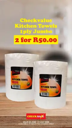 Check Save specials catalogue – valid from 22/06/2026