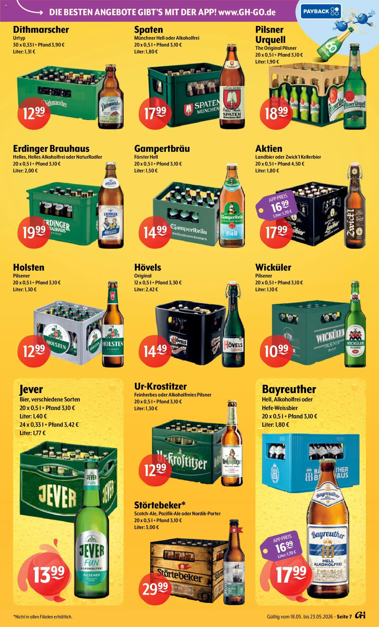 Getränke Hoffmann Prospekt 	 – gültig ab 18.05.2026 | Seite: 7