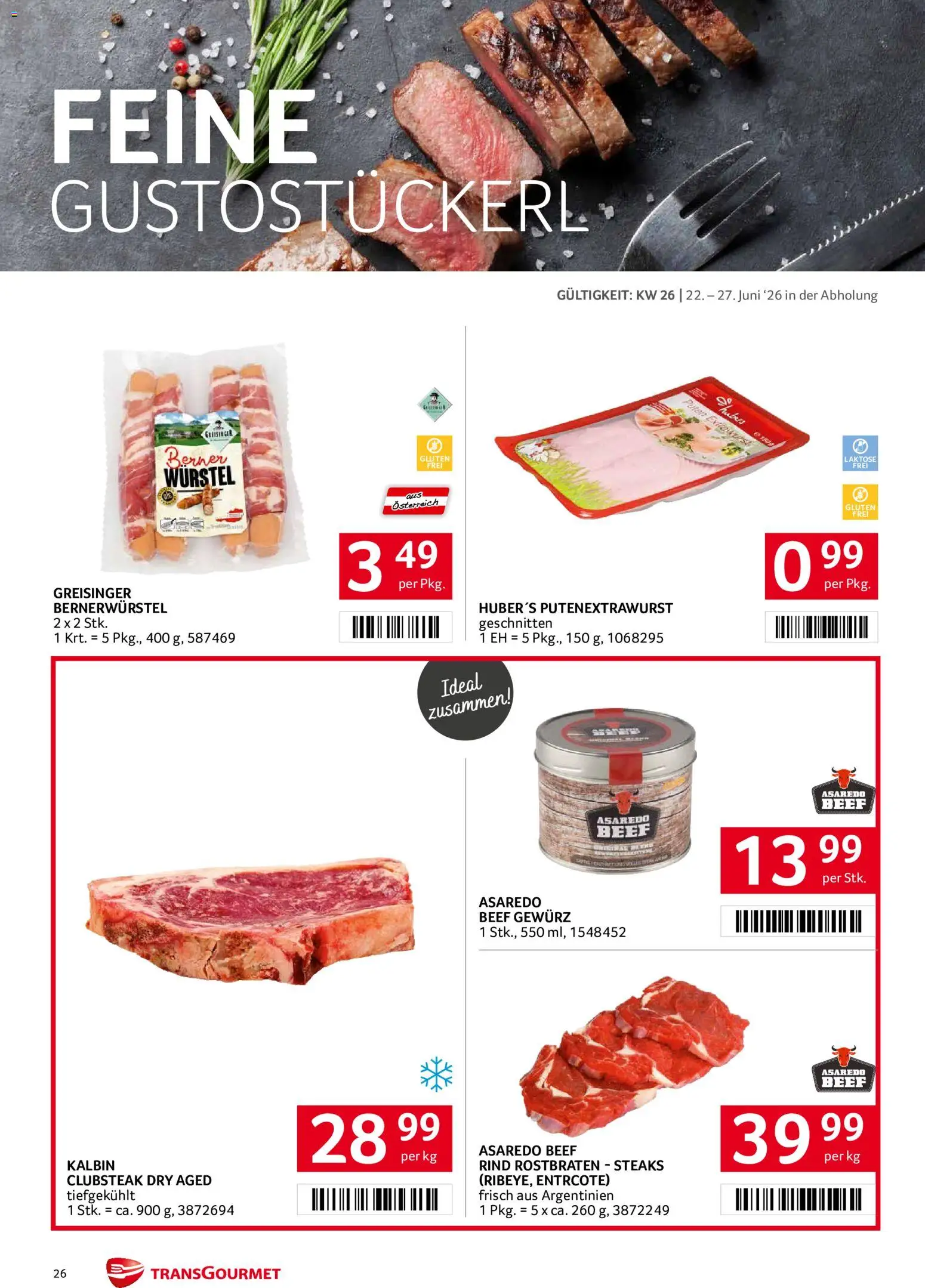 Transgourmet Flugblatt gültig ab 22.06.2026 | Seite: 25