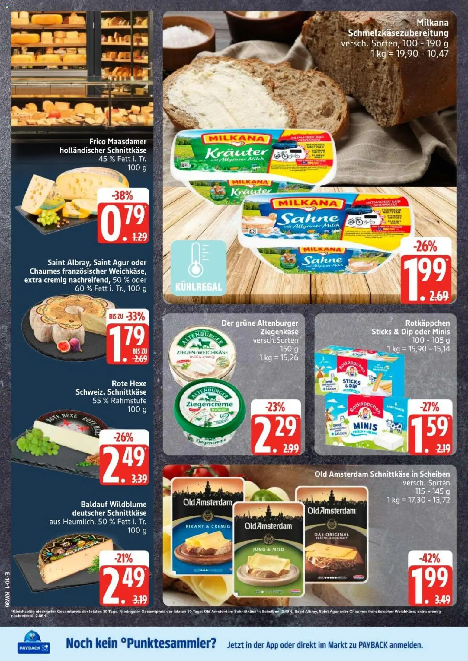 Edeka Prospekt Hamburg – gültig ab 31.08.2026 | Seite: 14 | Produkte: Milch, Milkana, Ziegenkäse, Rotkäppchen