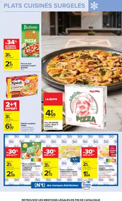 Carrefour - Prévisualisation de AIR FRYER PIZZA MOZZARELLA SURGELÉ, Pizza air fryer mozzarella surgelée BUITONI 195 g. valide à partir de 06/10/2026 | Page: 31
