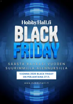 Hobby Hall-mainoslehti voimassa 22/10/2026 alkaen