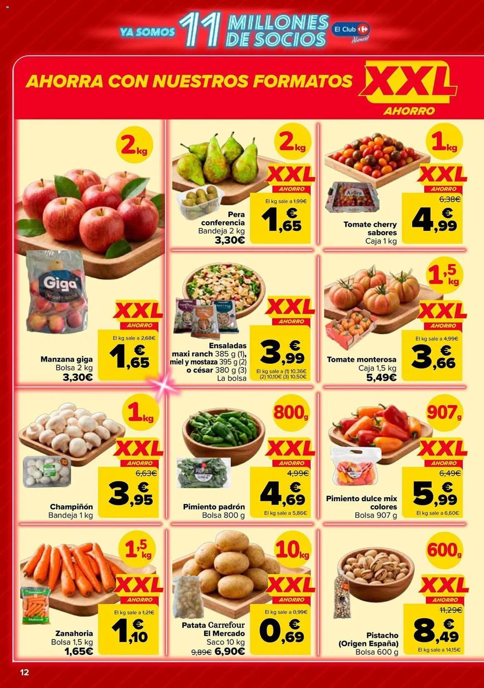 Carrefour folleto │ válido desde el 12.05.2026 | Página: 12 | Productos: Κάδος απορρυμάτων, Zanahoria, Bandeja, Caja