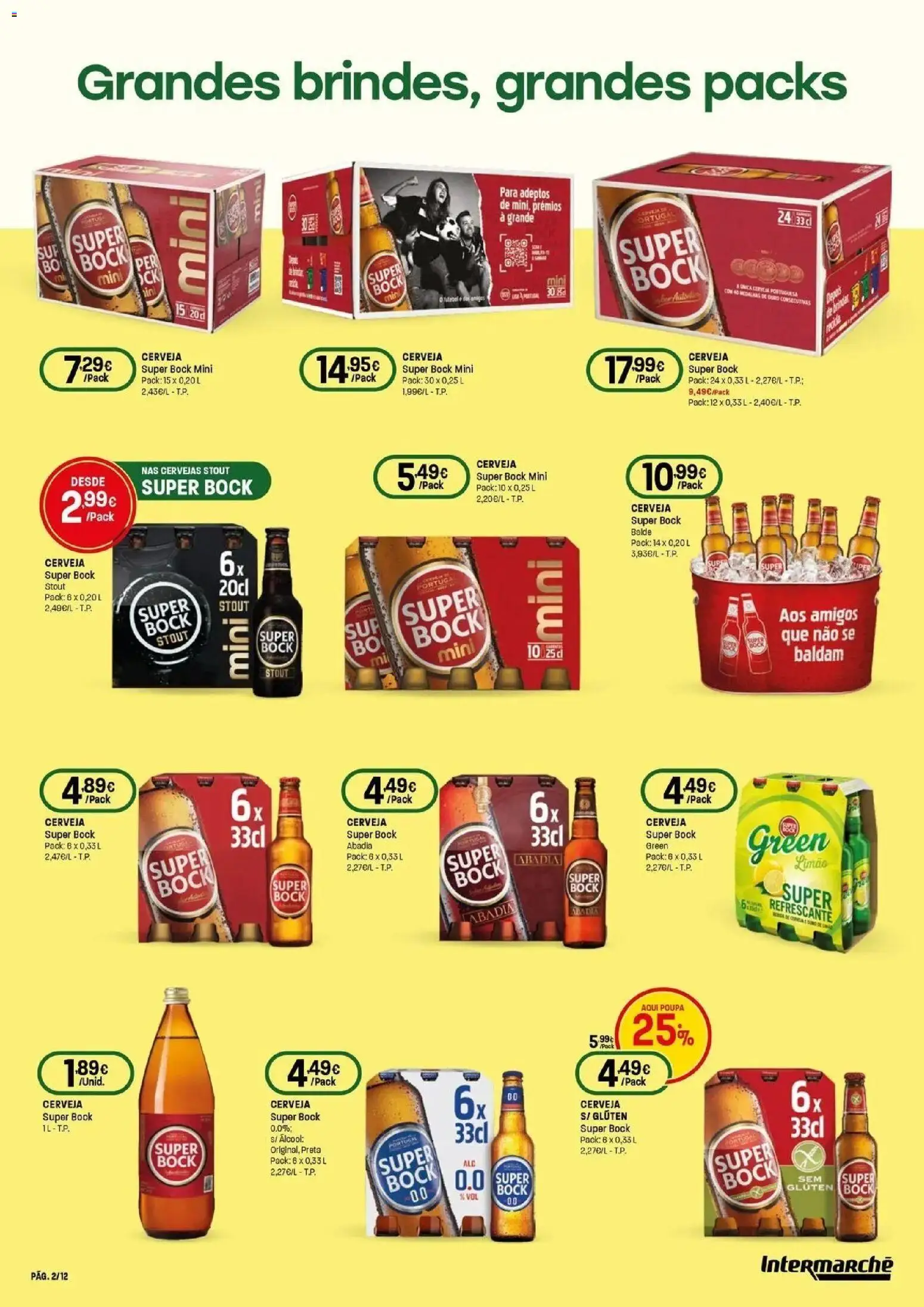 Intermarché - O melhor mundial serve-se em casa │ válido de 04.06.2026 | Página: 2 | Produtos: Balde, Super bock, Cerveja