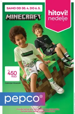 Pepco katalog - pregled Pepco kataloga - važi od 30.04.2026