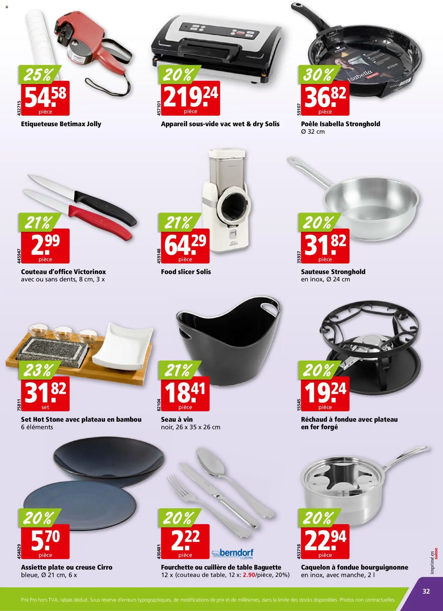 Aligro aktionen Chavannes, Matran, Genève, Sion – gültig ab 12.10.2026 | Seite: 32 | Produkte: Baguette, Fondue