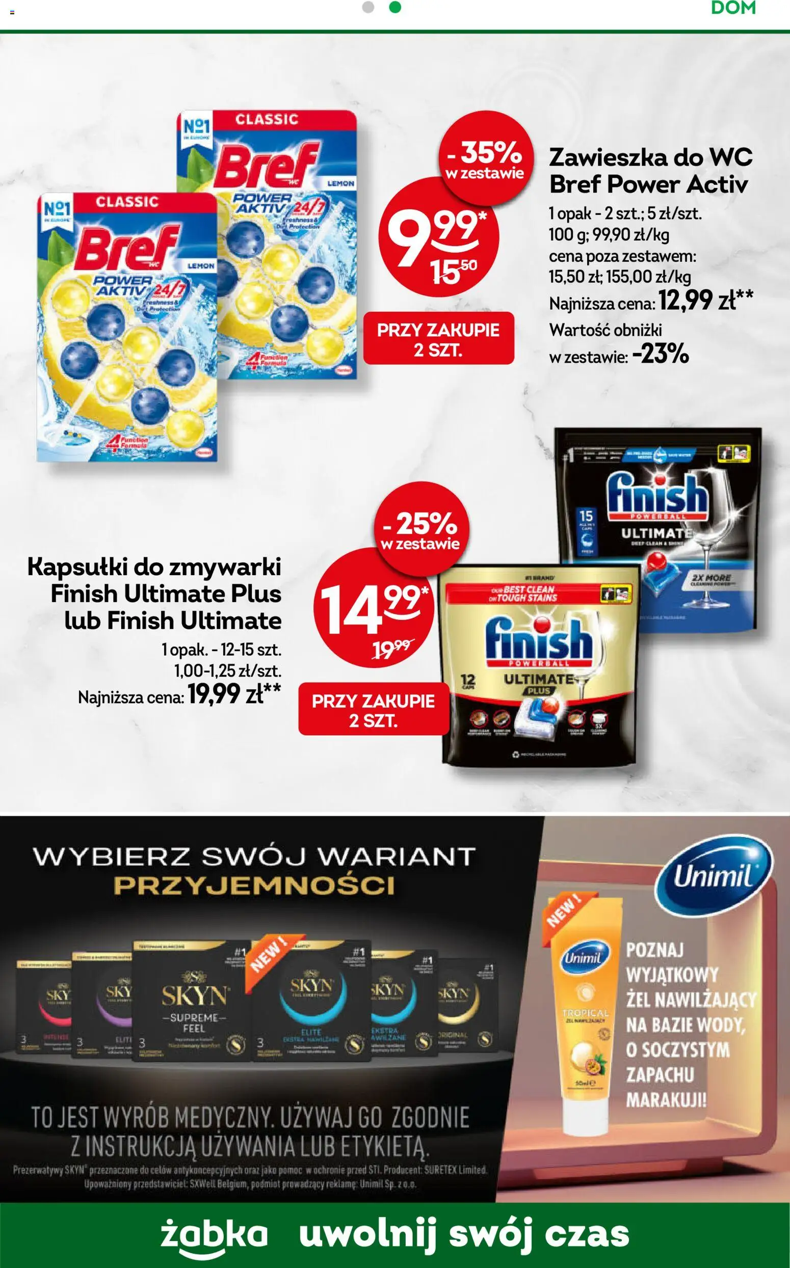 Żabka gazetka od 17.06.2026 | Strona: 97 | Produkty: Prezerwatywy, Finish, Kapsułki do zmywarki