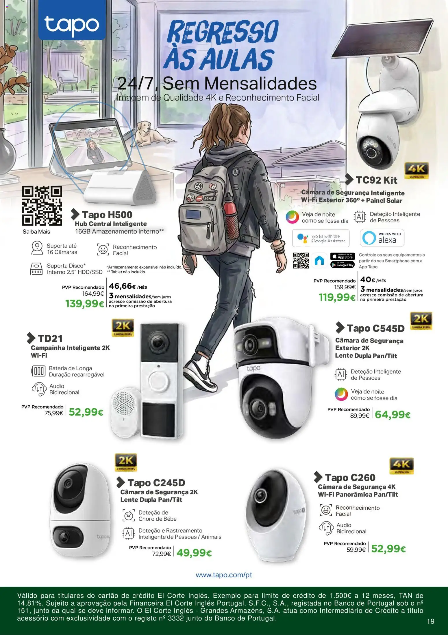 El Corte Ingles Regresso as Aulas │ válido de 28/08/2026 | Página: 19 | Produtos: Smartphone, Audio, Campainha, Bateria