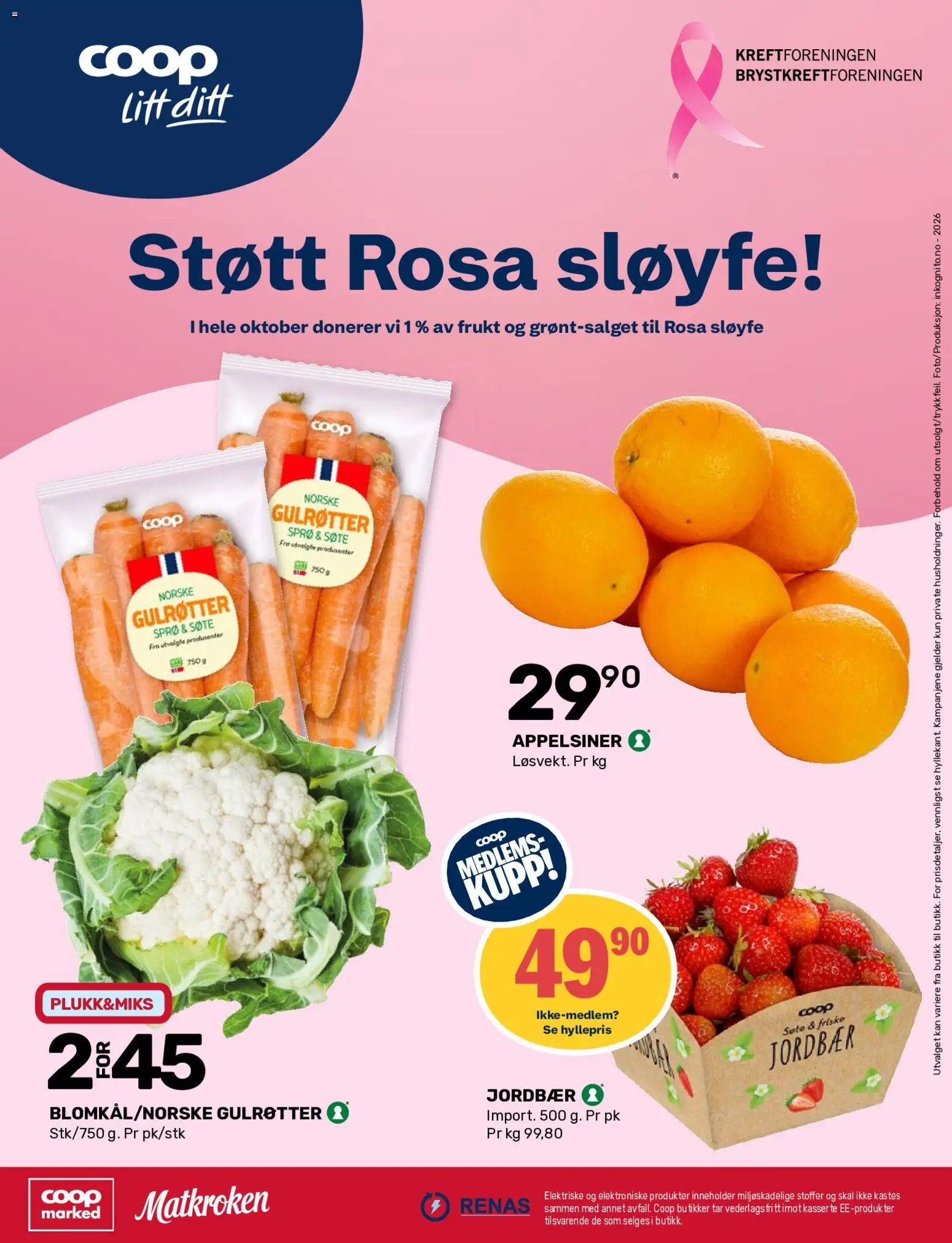 {H1} | Side: 8 | Produkter: Gulrøtter, Jordbær, 1, Sløyfe