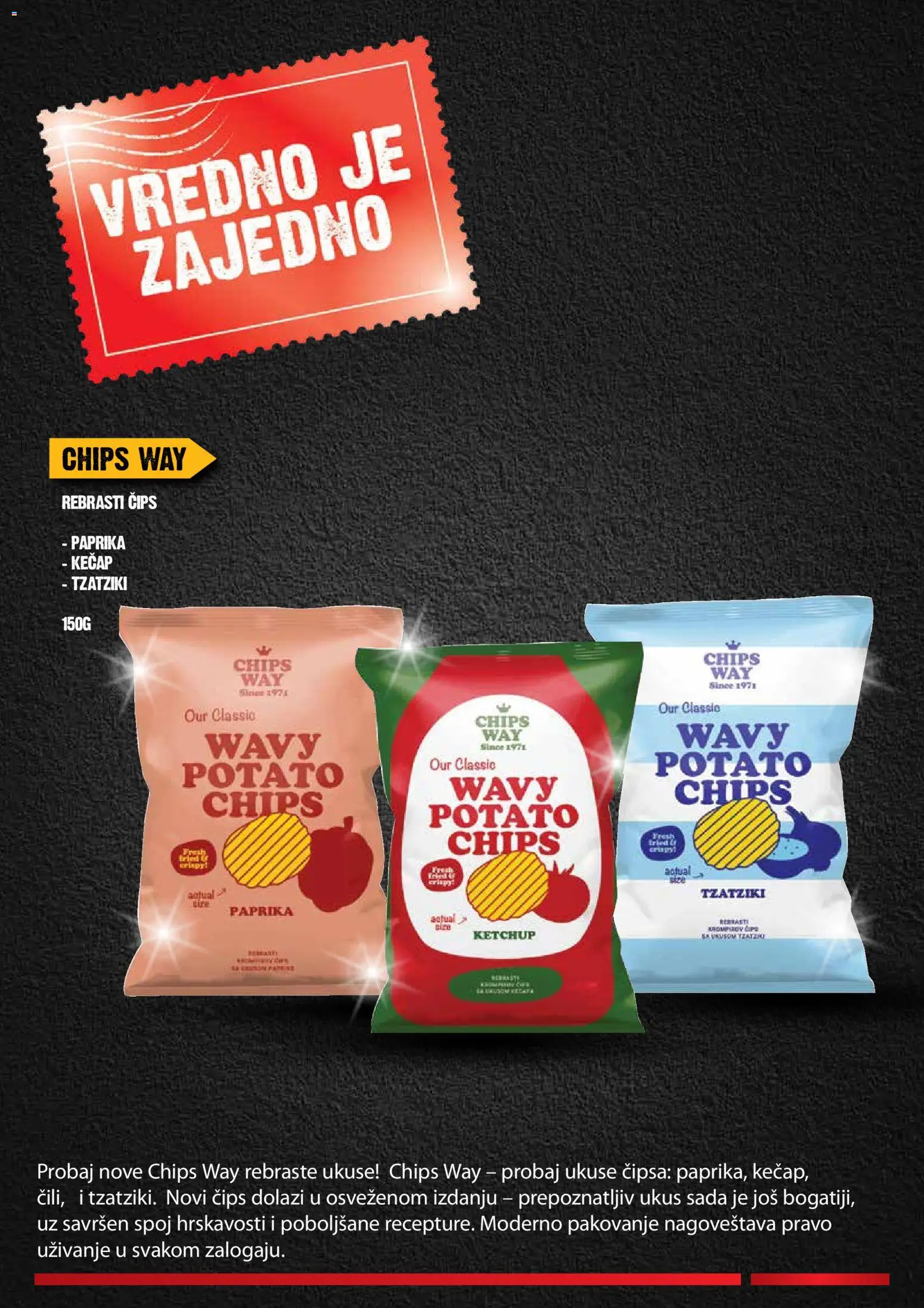 Mercator katalog - važi od 16.04.2026 | Strana: 18 | Proizvode: Čips, Kečap, Paprika, Pakovanje