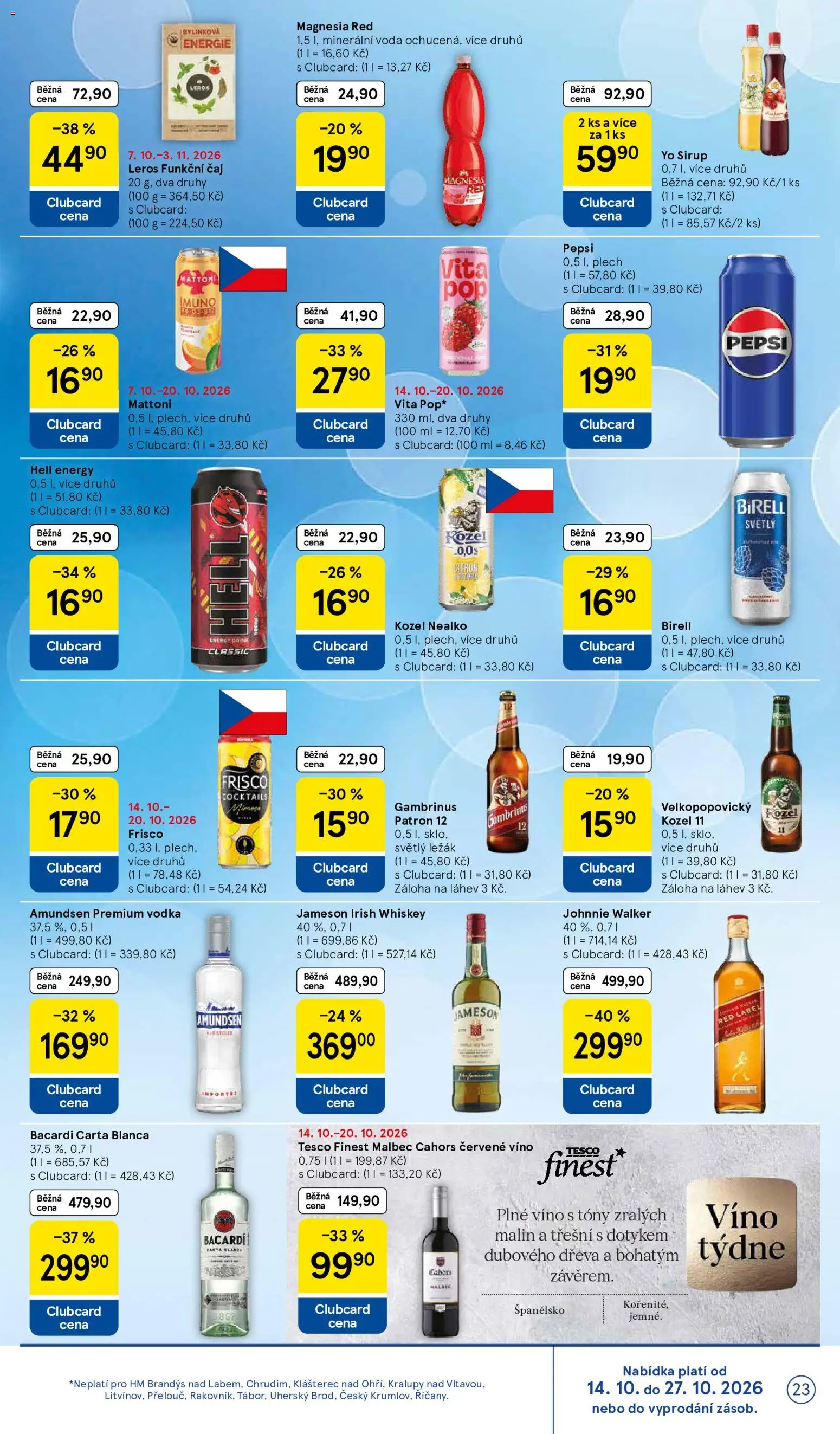 Tesco leták - Hypermarket od 14.10.2026 | Strana: 23