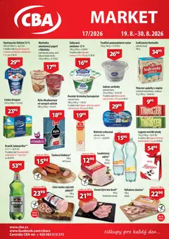 Náhled letáku CBA leták - Market od 19.08.2026