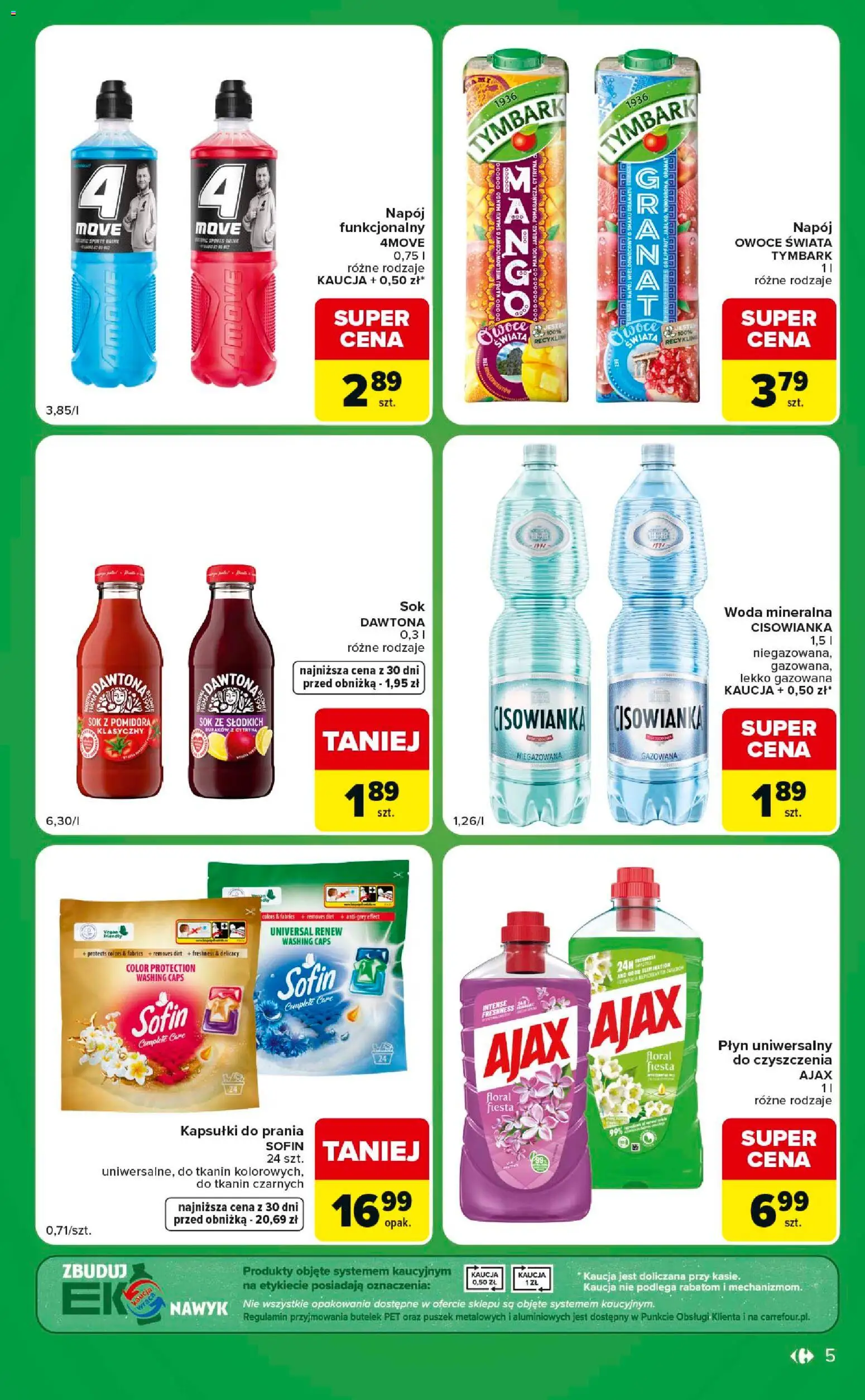 Carrefour gazetka - Express od 18.08.2026 | Strona: 5 | Produkty: Cytryna, Mango, Kapsułki, Tymbark