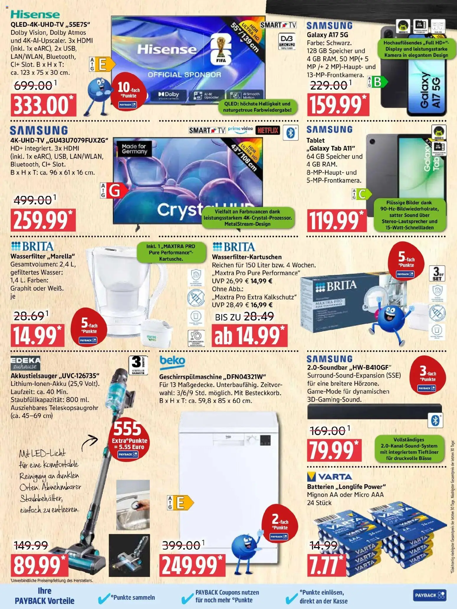 Marktkauf - Marktkauf: Wochenangebote – gültig ab 28.06.2026 | Seite: 11 | Produkte: Geschirrspülmaschine, Smart TV, Bilder, Wasser