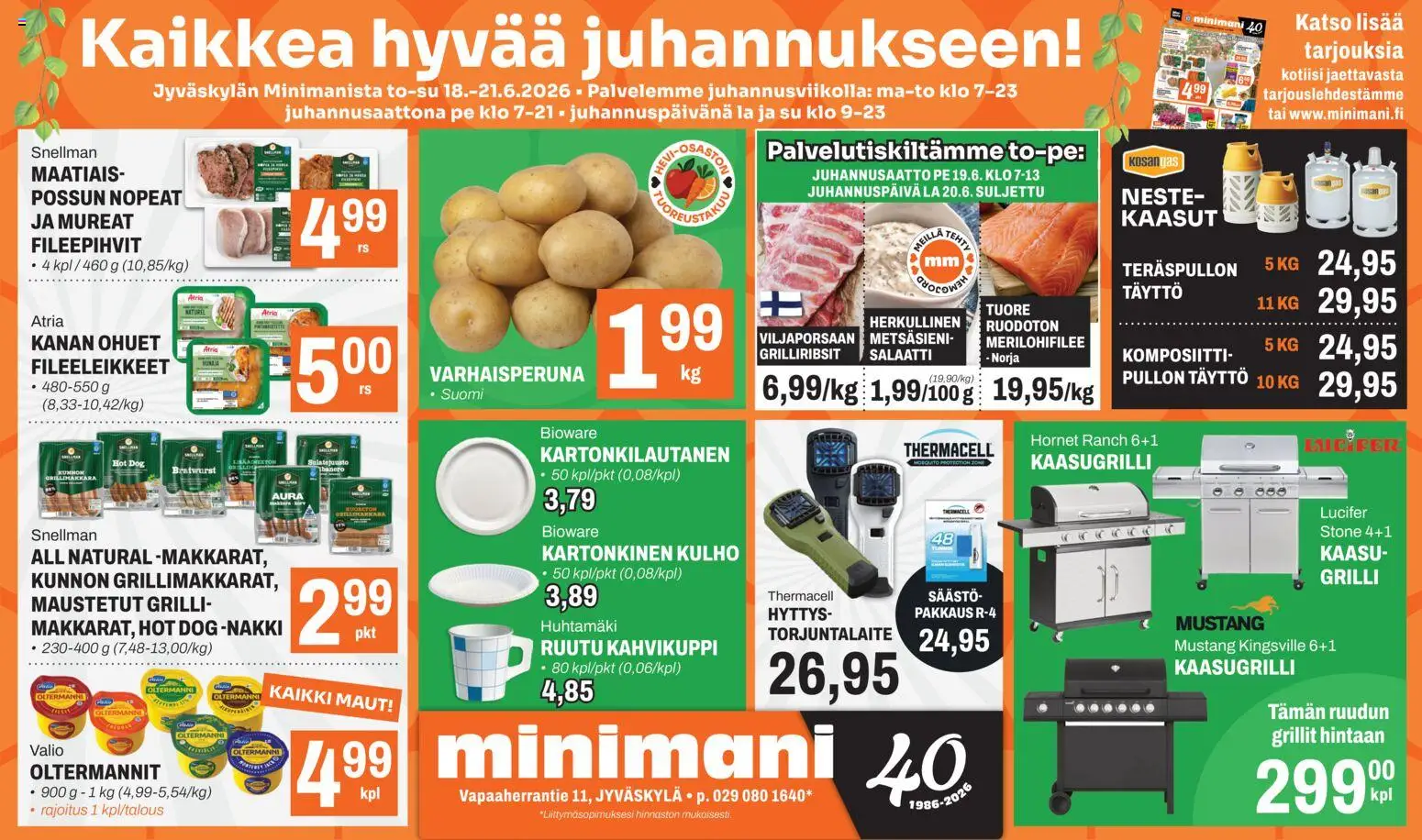 Minimani Tarjoukset - Jyväskylä – voimassa 18.06.2026 alkaen | Sivu: 1