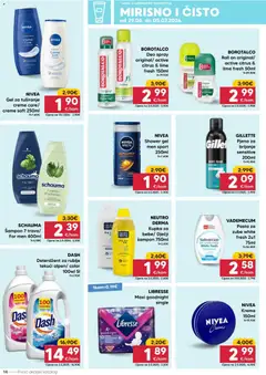 Pivac Katalog - Pregled kataloga iz trgovine Pivac, vrijedi od 29.06.2026 | Stranica: 14 | Proizvodi: Roll on, Gel za tuširanje, Deterdžent, Pasta
