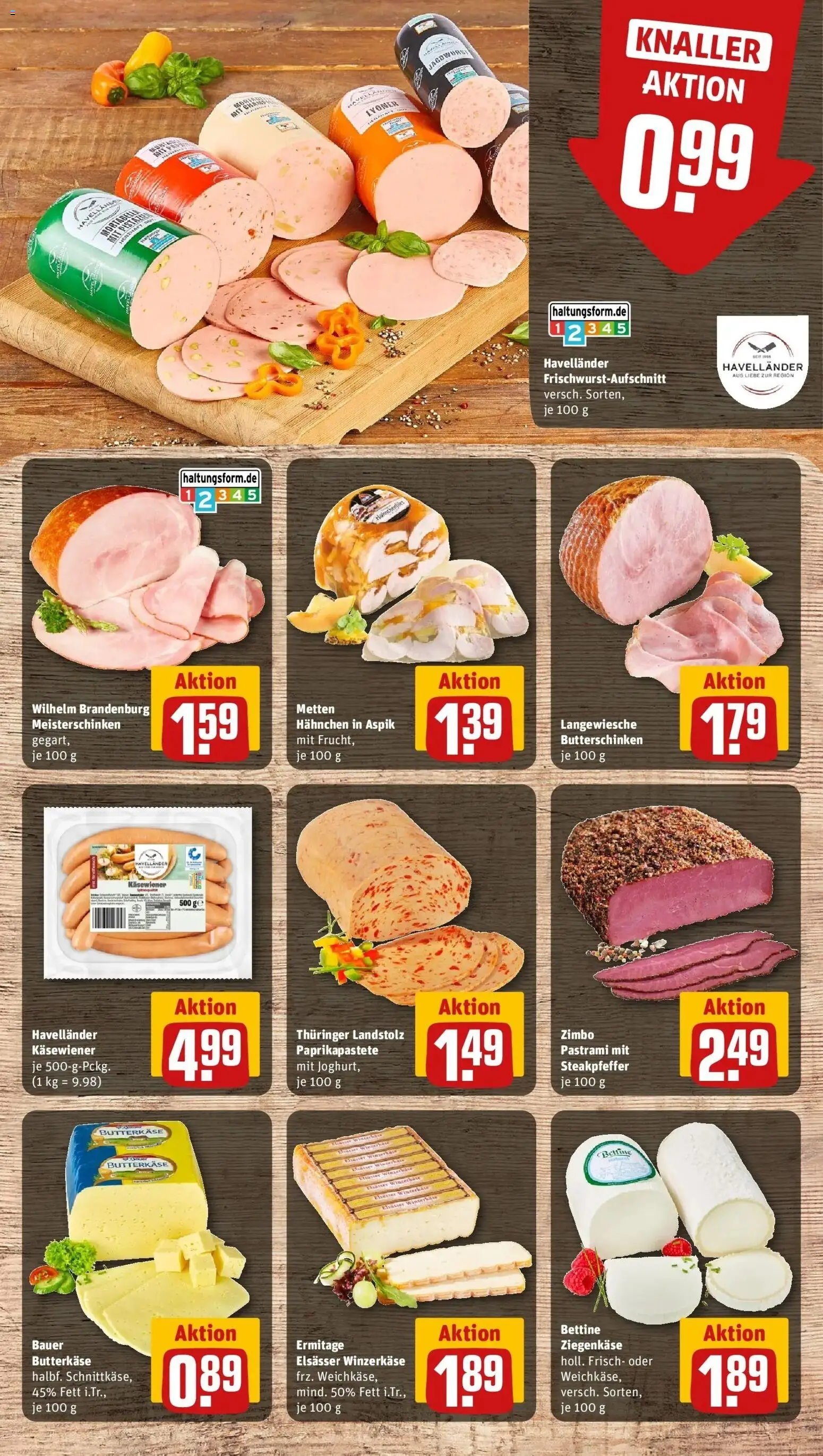 REWE Prospekt ab 03.08.2026 zum Blättern » Angebote | Seite: 10 | Produkte: Hahnchen, Ziegenkäse, Pistazien