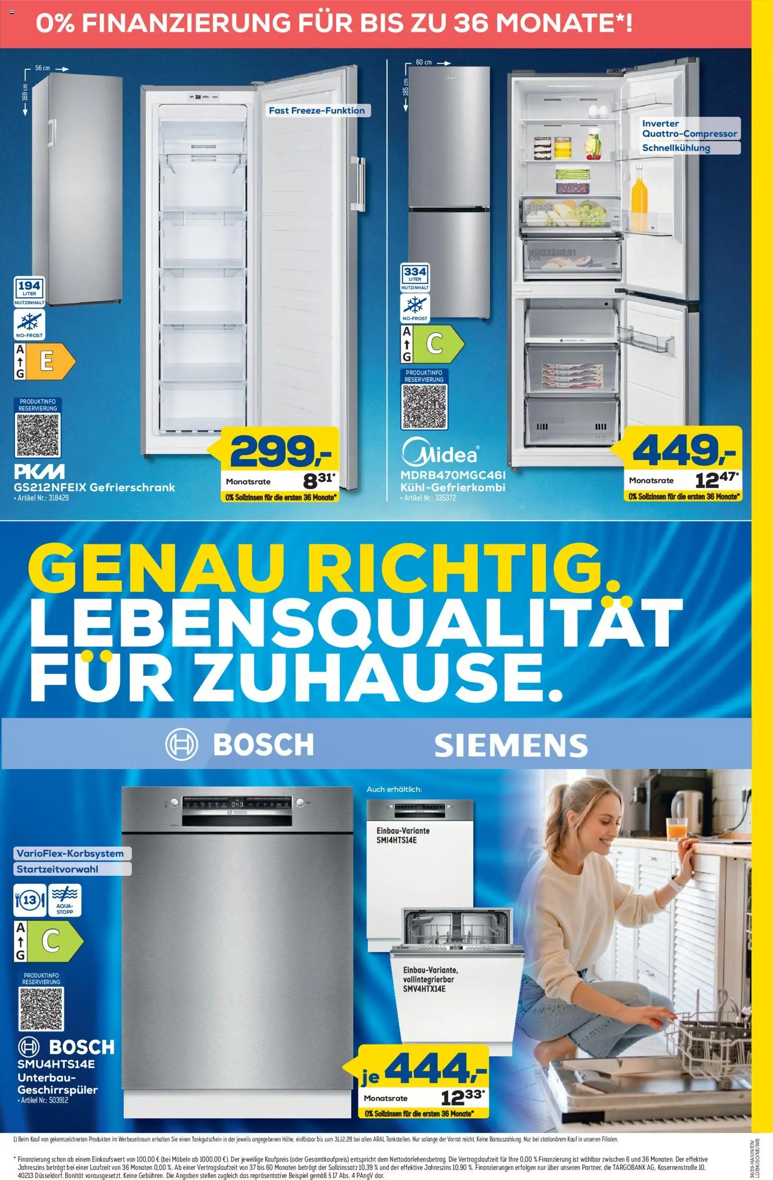 Euronics Prospekt Berlet – gültig ab 27.08.2026 | Seite: 9 | Produkte: Bosch, Siemens, Gefrierschrank, Geschirrspüler