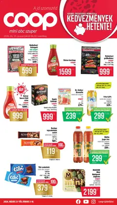COOP - Mini & Abc & Szuper / Nyírzem - amely érvényes a következő dátumtól: 21.05.2026
