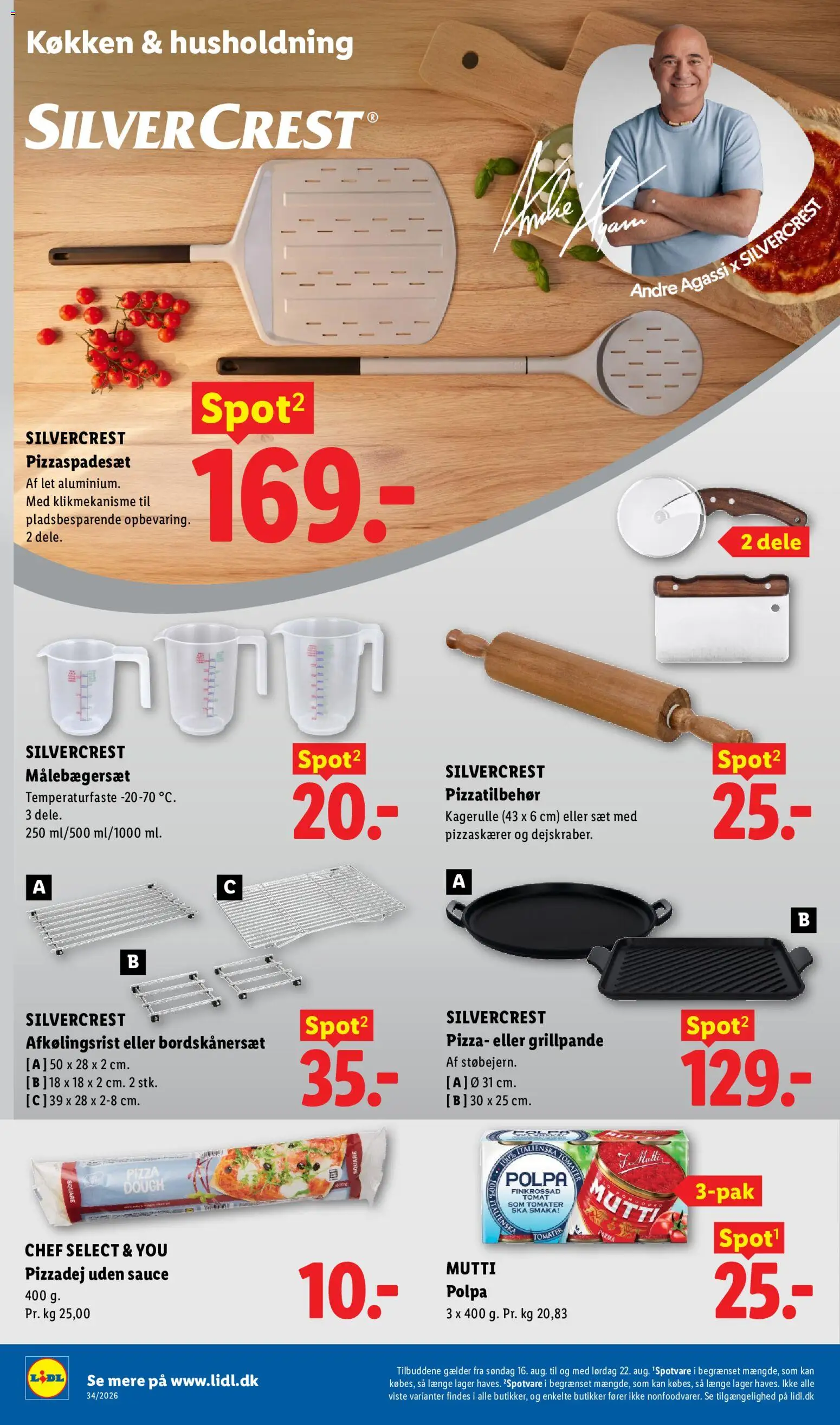 Lidl tilbudsavis – gyldig fra 16/08/2026 | Side: 25 | Produkter: Pizza, Tomater, Søm, Grill