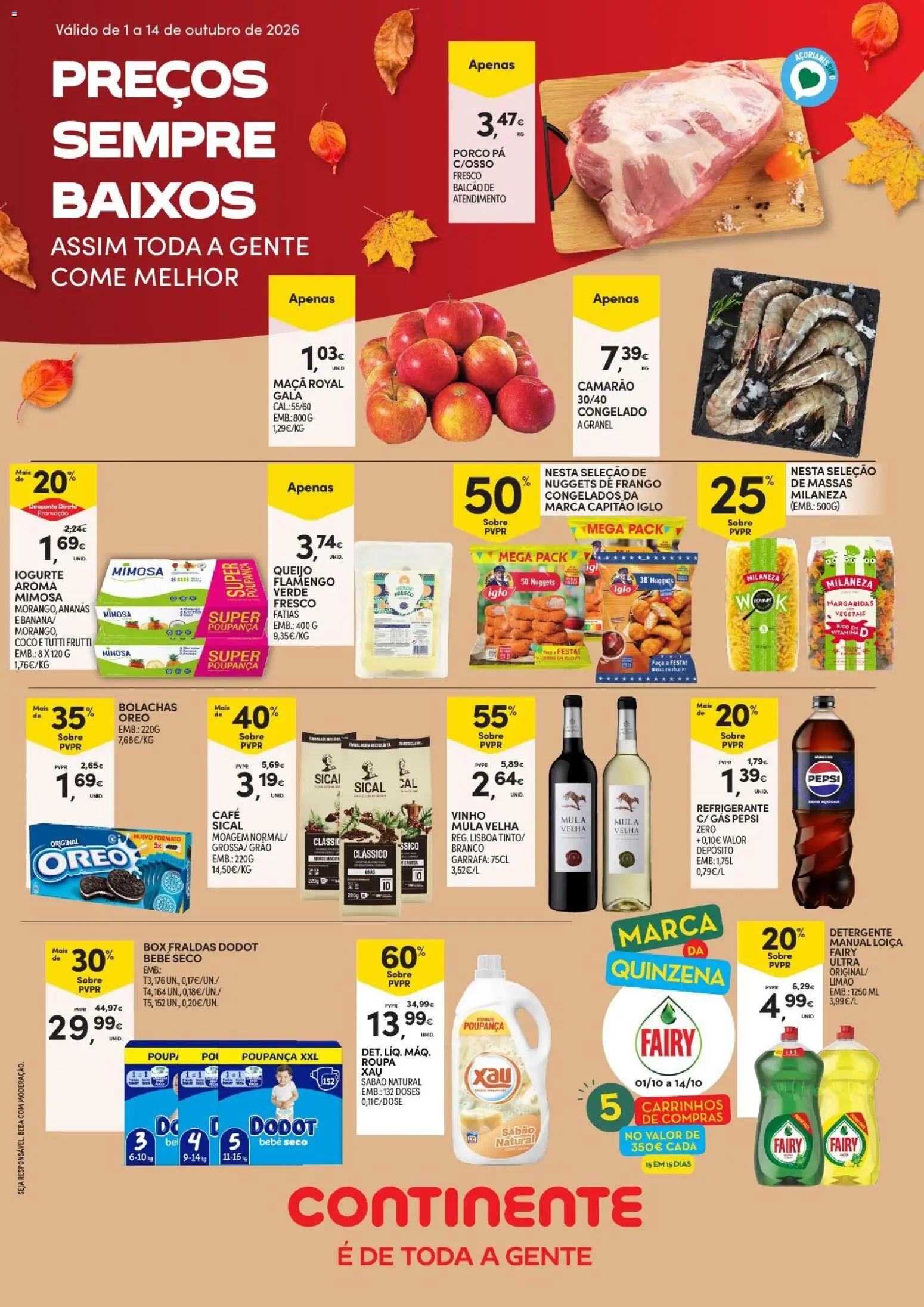 Continente folheto Açores │ válido de 01/10/2026 | Página: 1