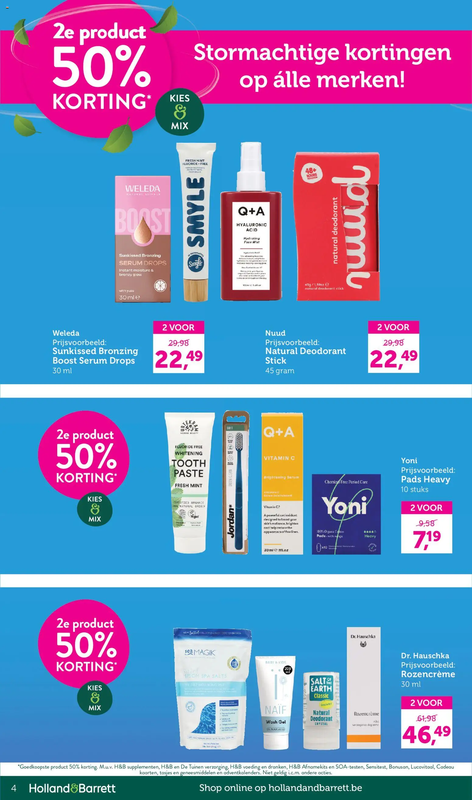 {H1} | Pagina: 4 | Producten: Pads, Gel, Boost, Deodorant