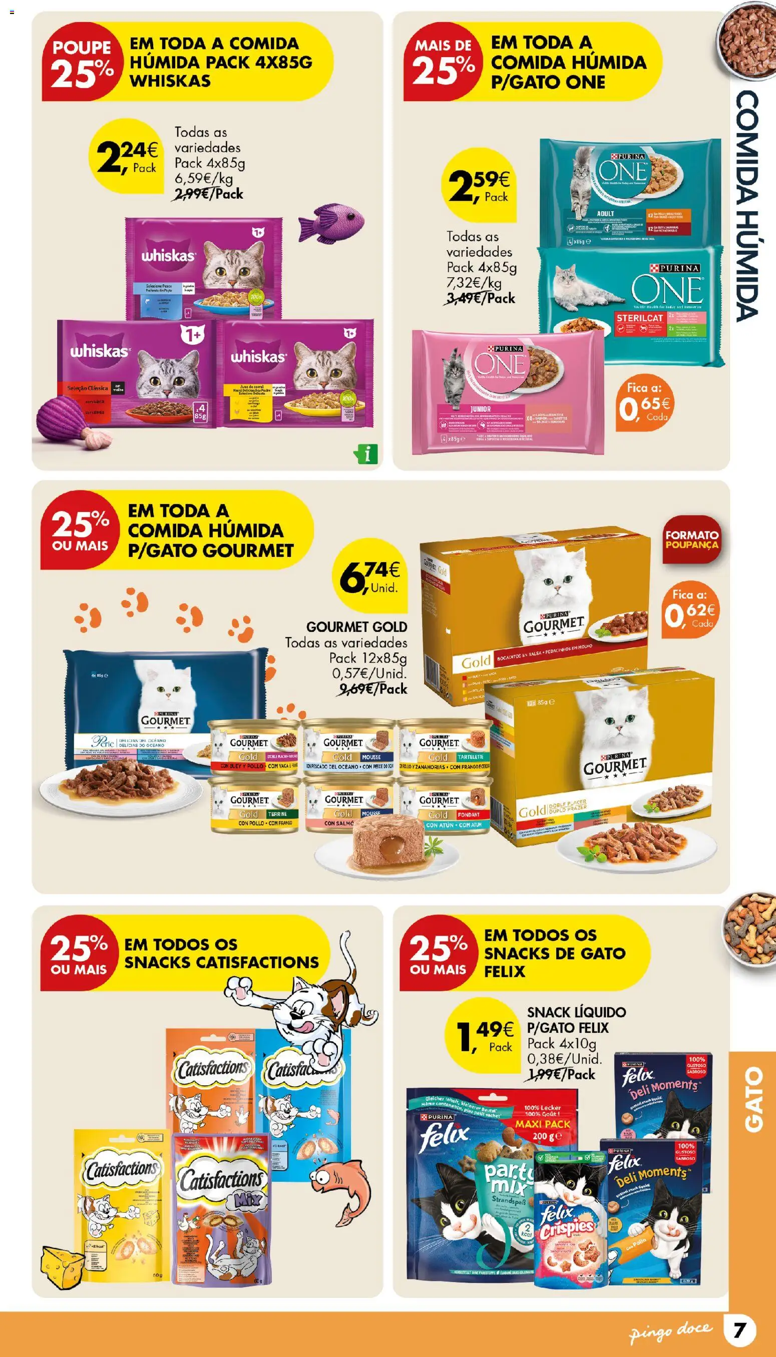Pingo Doce Petfood Açores │ válido de 28.05.2026 | Página: 7 | Produtos: Atum, Frango, Peixe
