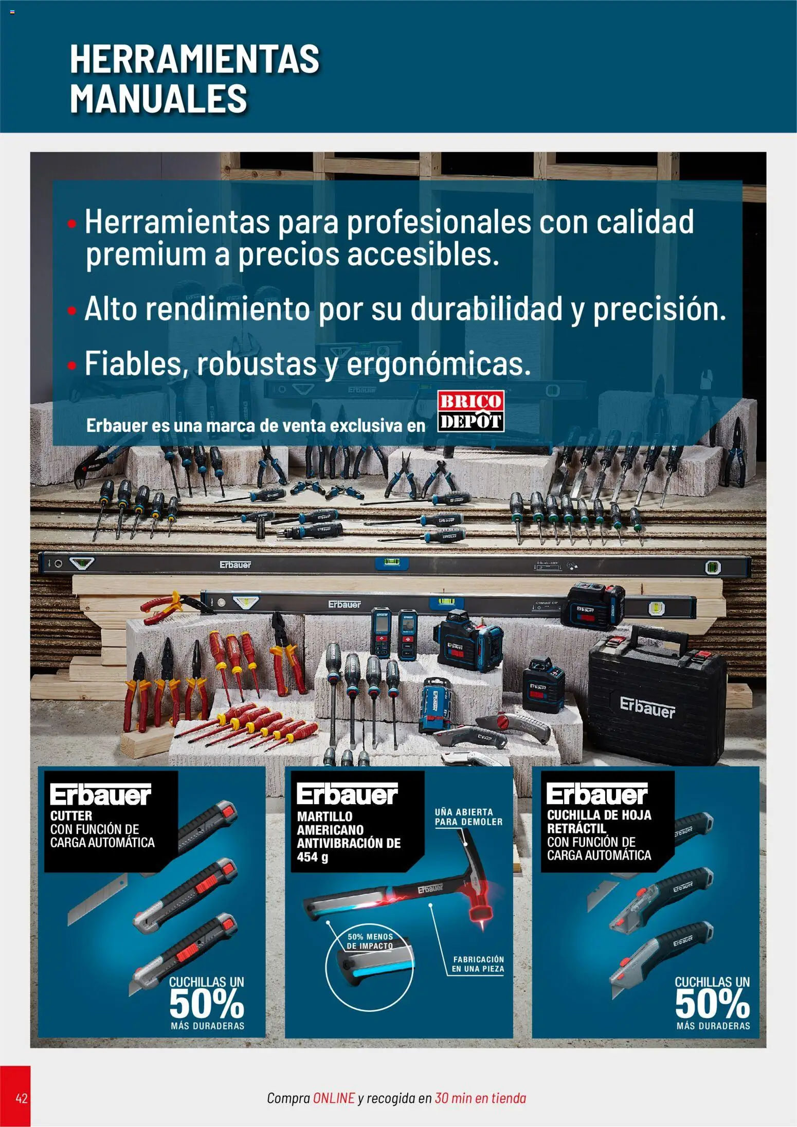 Brico Depôt Catalogo de Herramientas │ válido desde el 07/10/2026 | Página: 42 | Productos: Herramientas manuales, Herramientas