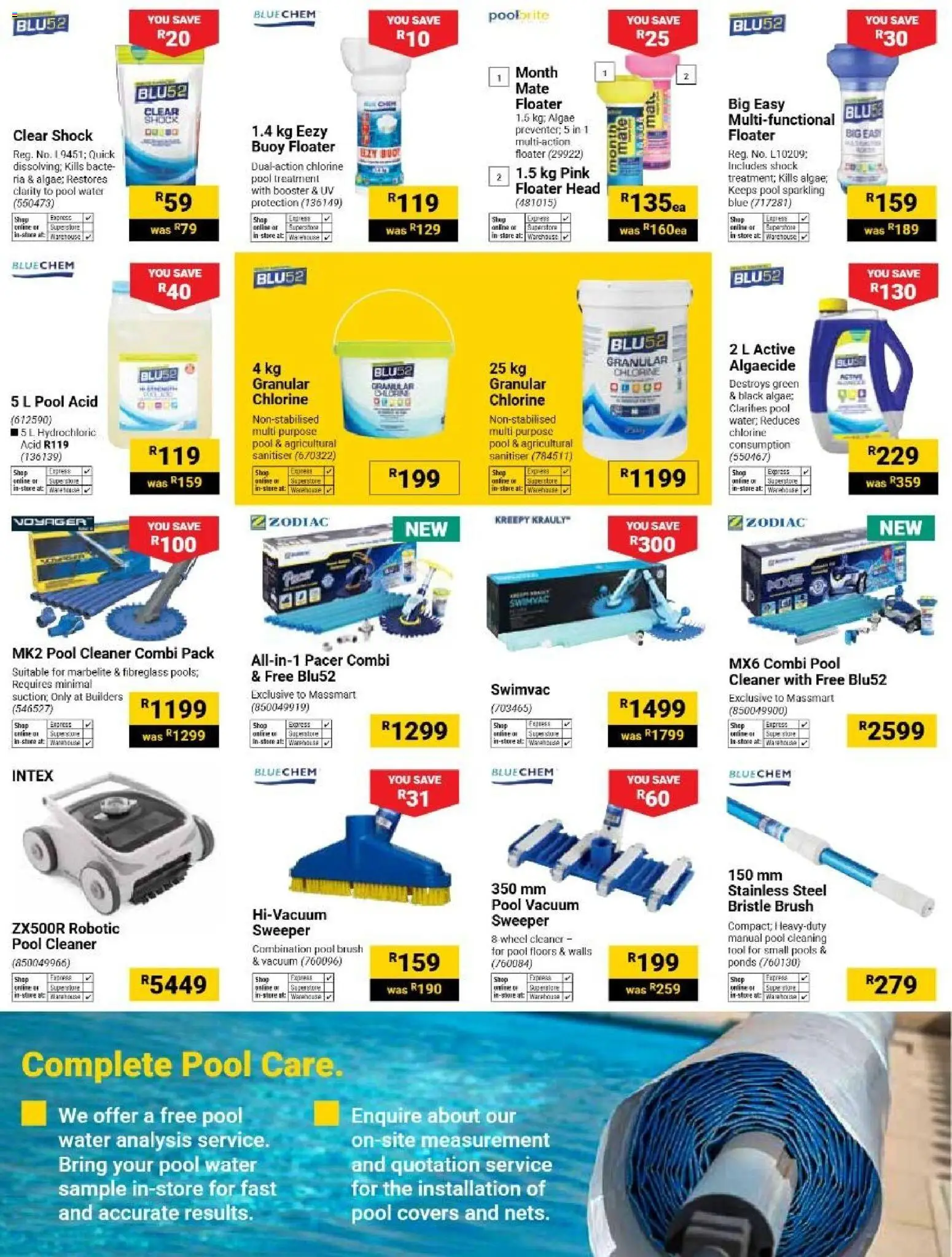 New Builders catalogue – valid from 06/10/2026 | Page: 3 | Products: Brush, Water, Sanitiser