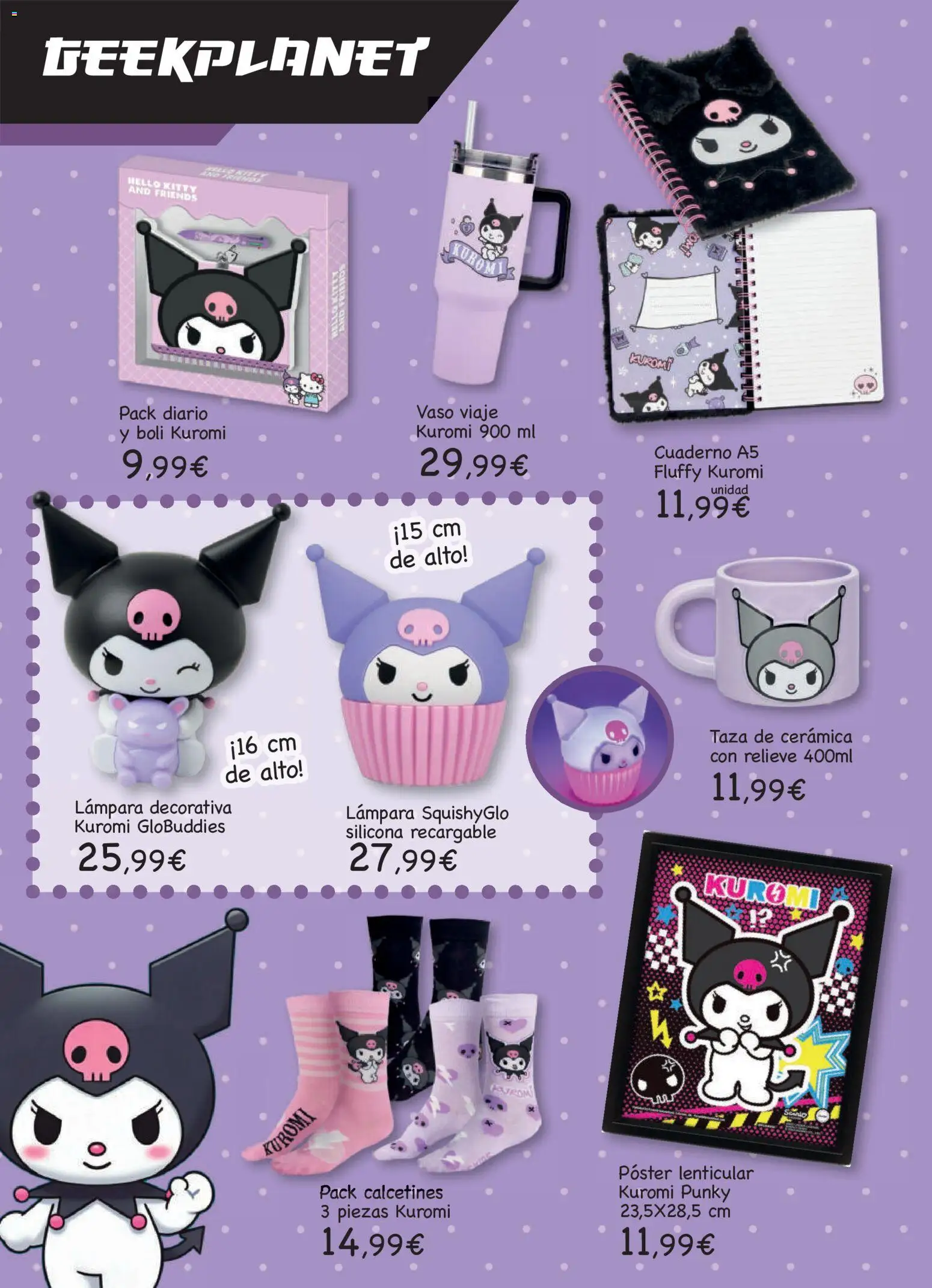 Toy Planet Catálogo de Geek Fan │ válido desde el 04/12/2025 | Página: 20 | Productos: Calcetines, Lámpara