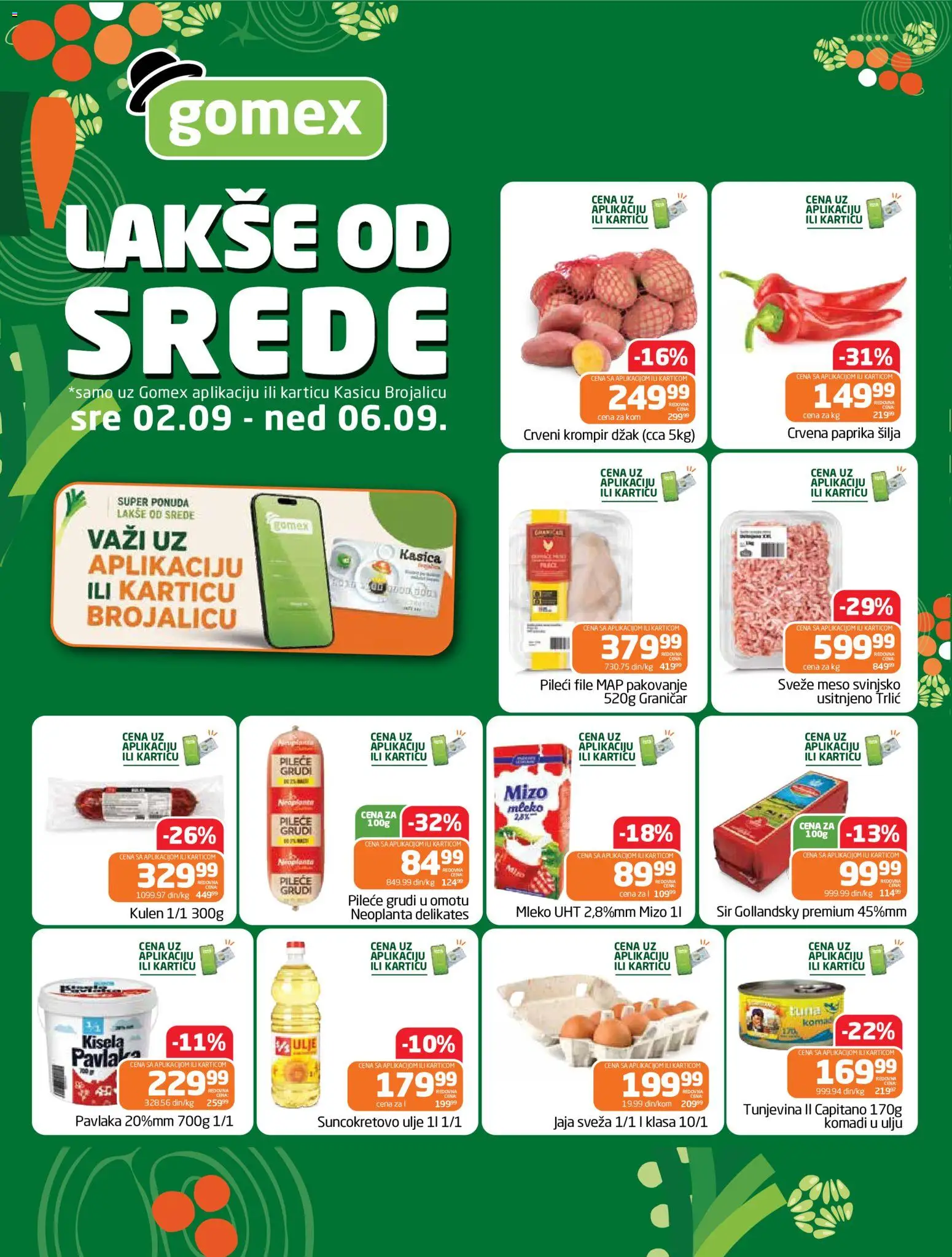 Gomex katalog - važi od 02.09.2026 | Strana: 1
