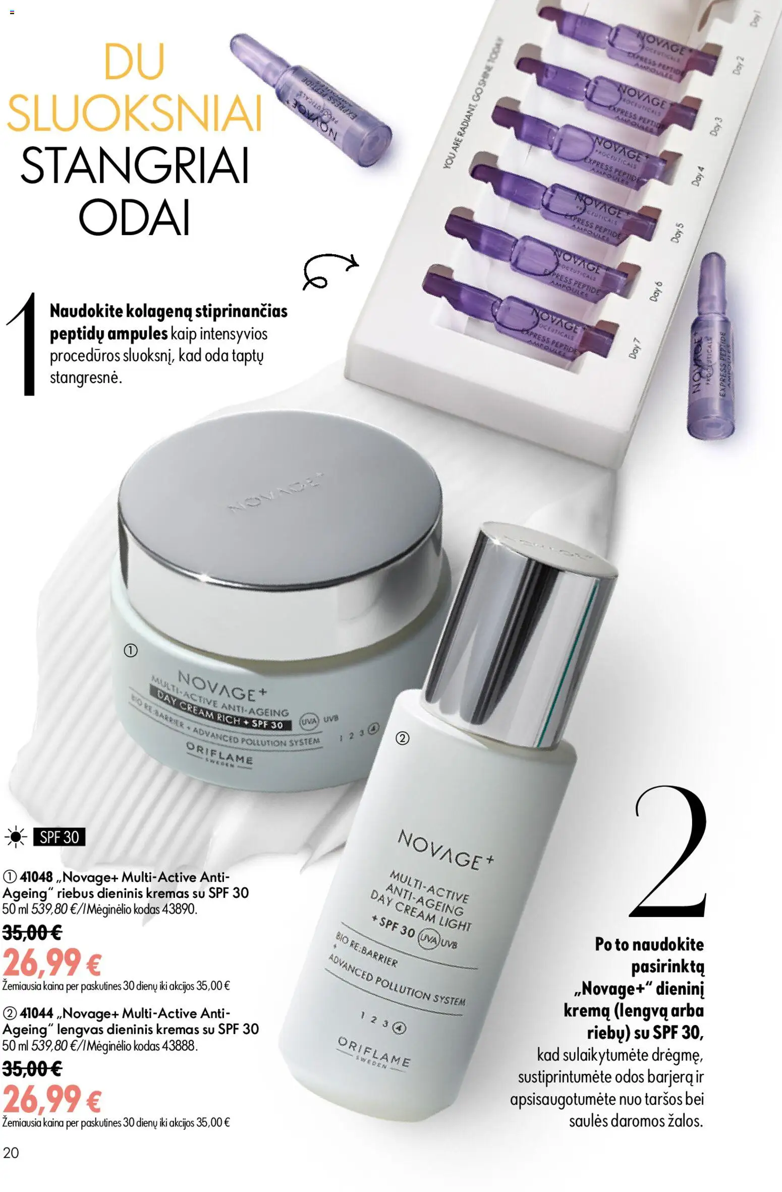 Oriflame akcijos nuo 24.06.2026 | Puslapis: 20 | Prekių: Kremas