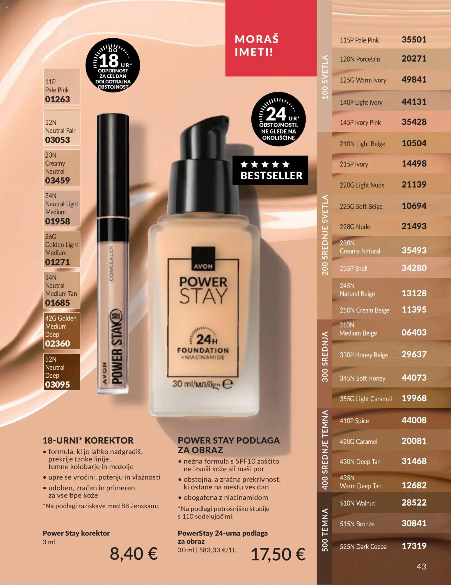 Novi Avon katalog ponudbe – veljaven od 01.06.2026 | Stran: 43 | Izdelki: Korektor