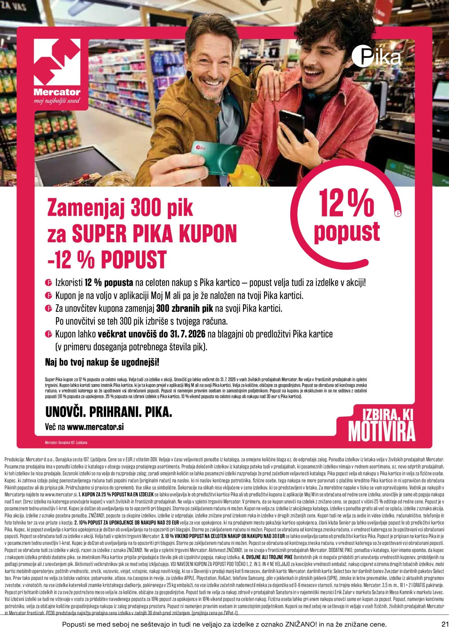 Novi Mercator katalog ponudbe – veljaven od 09.07.2026 | Stran: 21