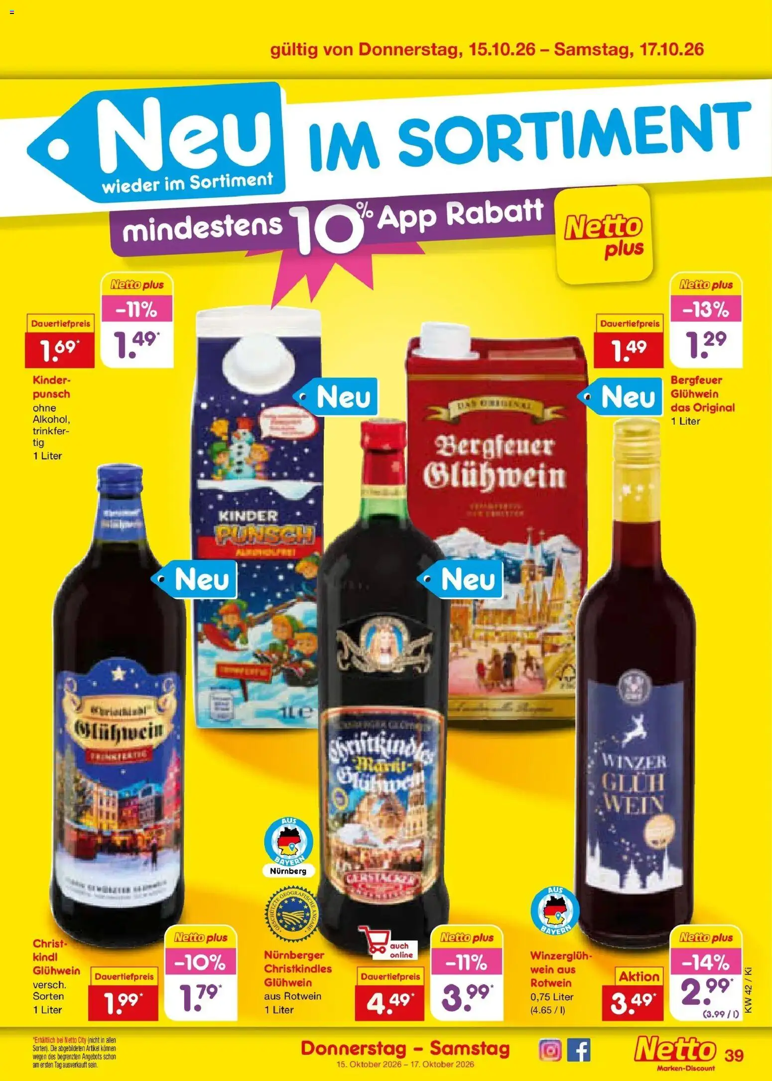 Netto Marken-Discount Prospekt Mistelbach (ab 12.10.2026) » Angebote | Seite: 53 | Produkte: Rotwein, Wein