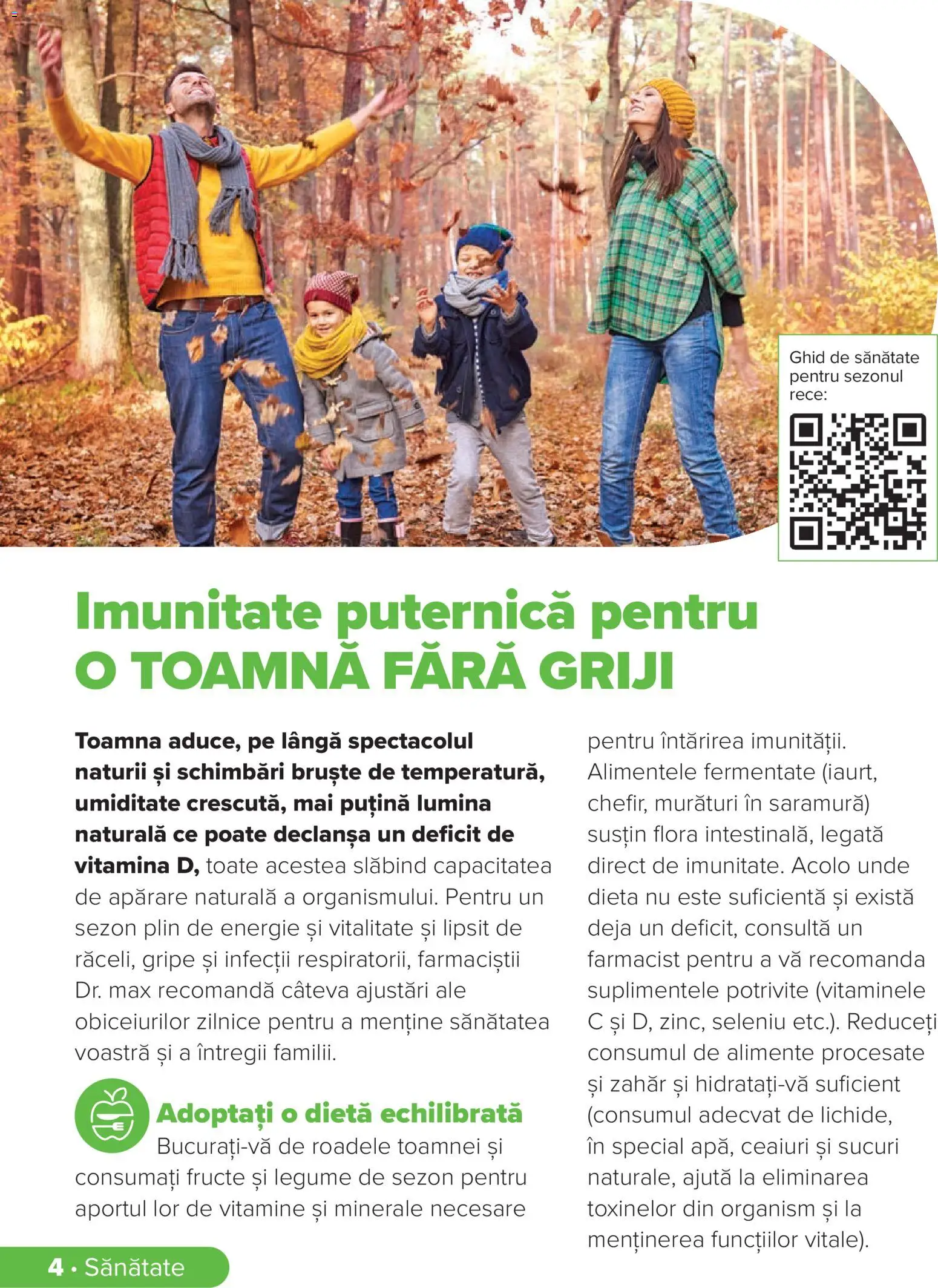 Noul catalog Dr.Max – valabil de la 01.09.2026 | Pagină: 4 | Produse: Lumină, Legume, Fructe, Zahăr